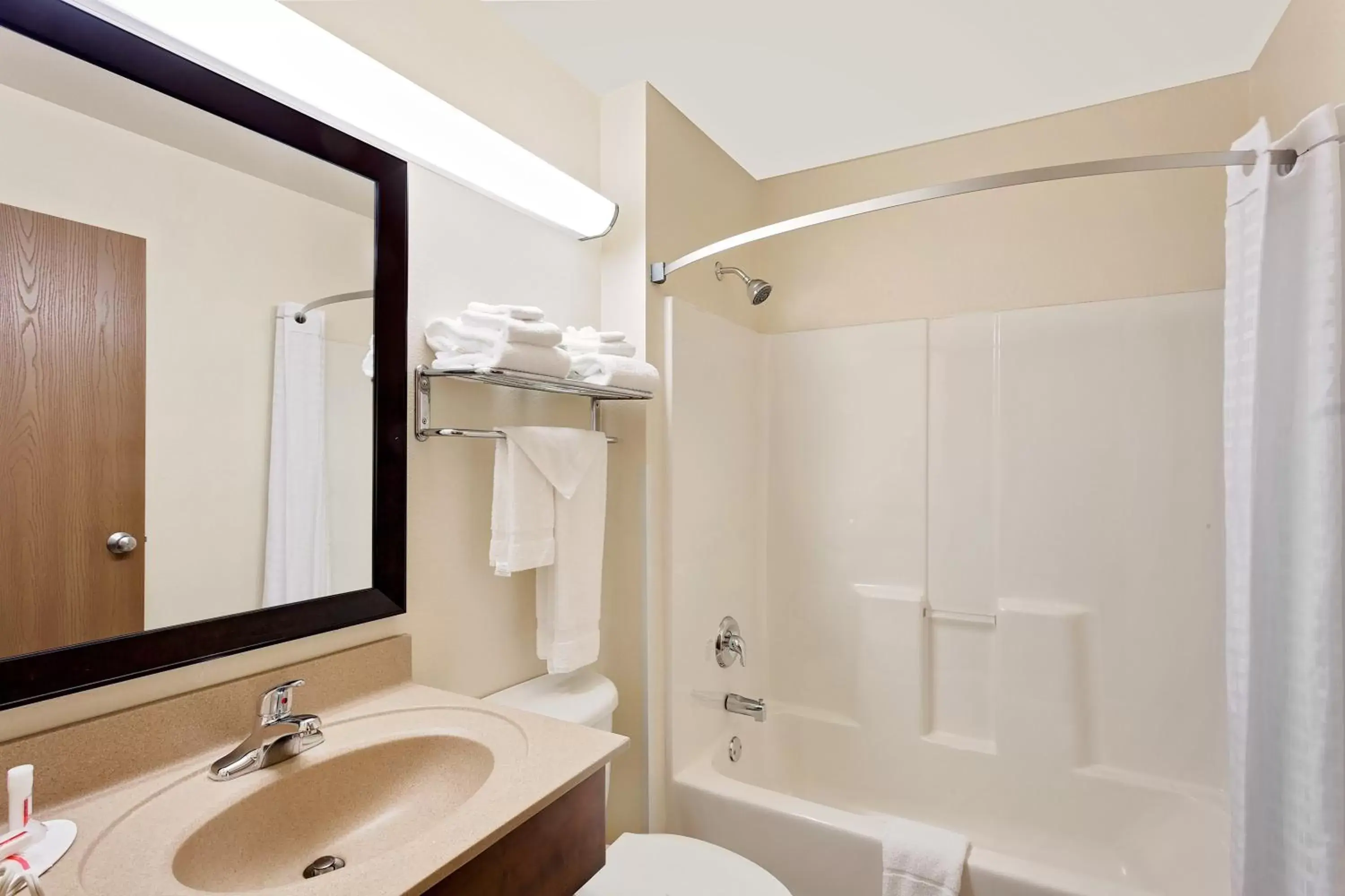 Bathroom in Super 8 by Wyndham Lebanon