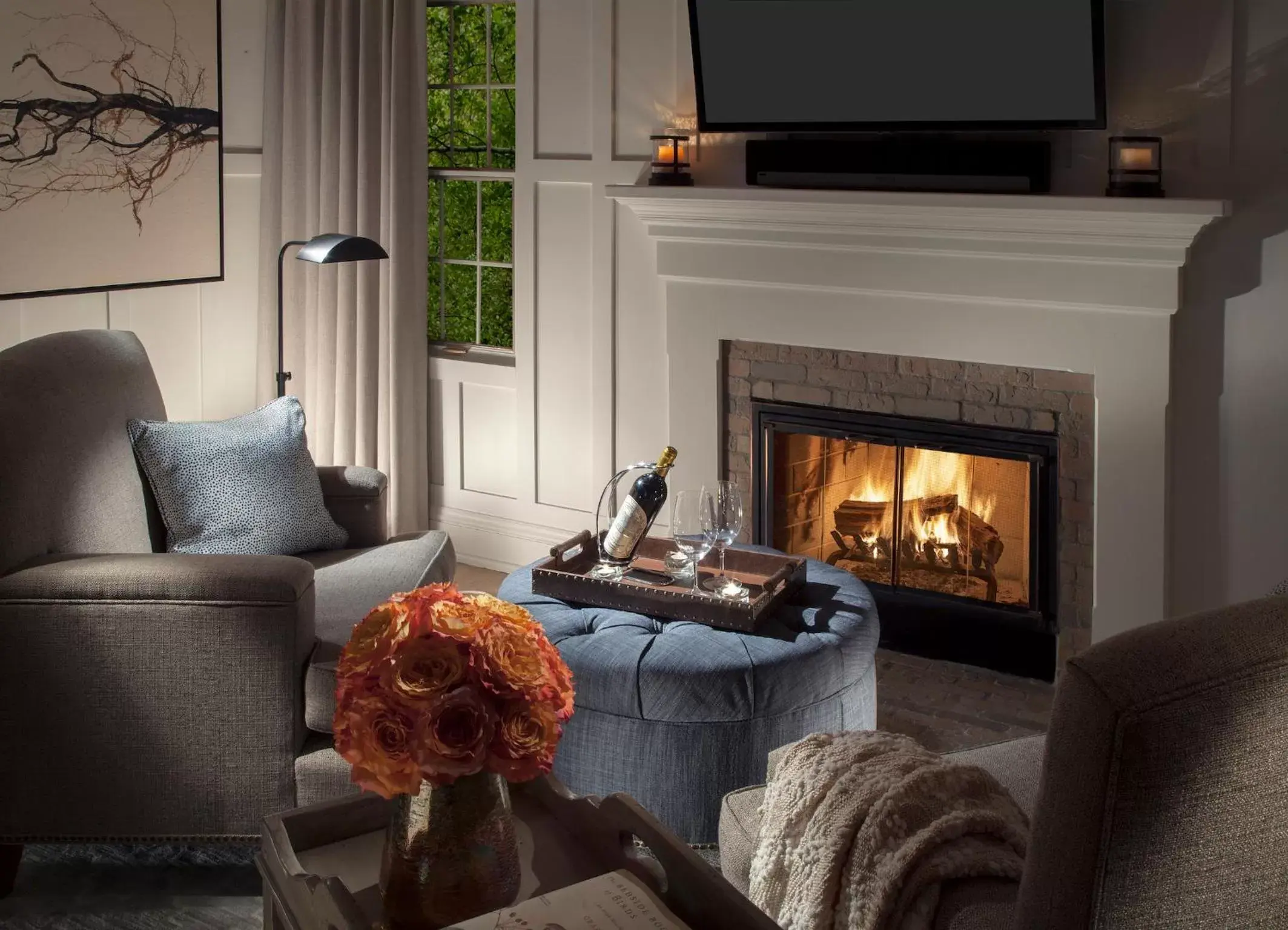 Living room, Seating Area in L'Auberge De Sedona