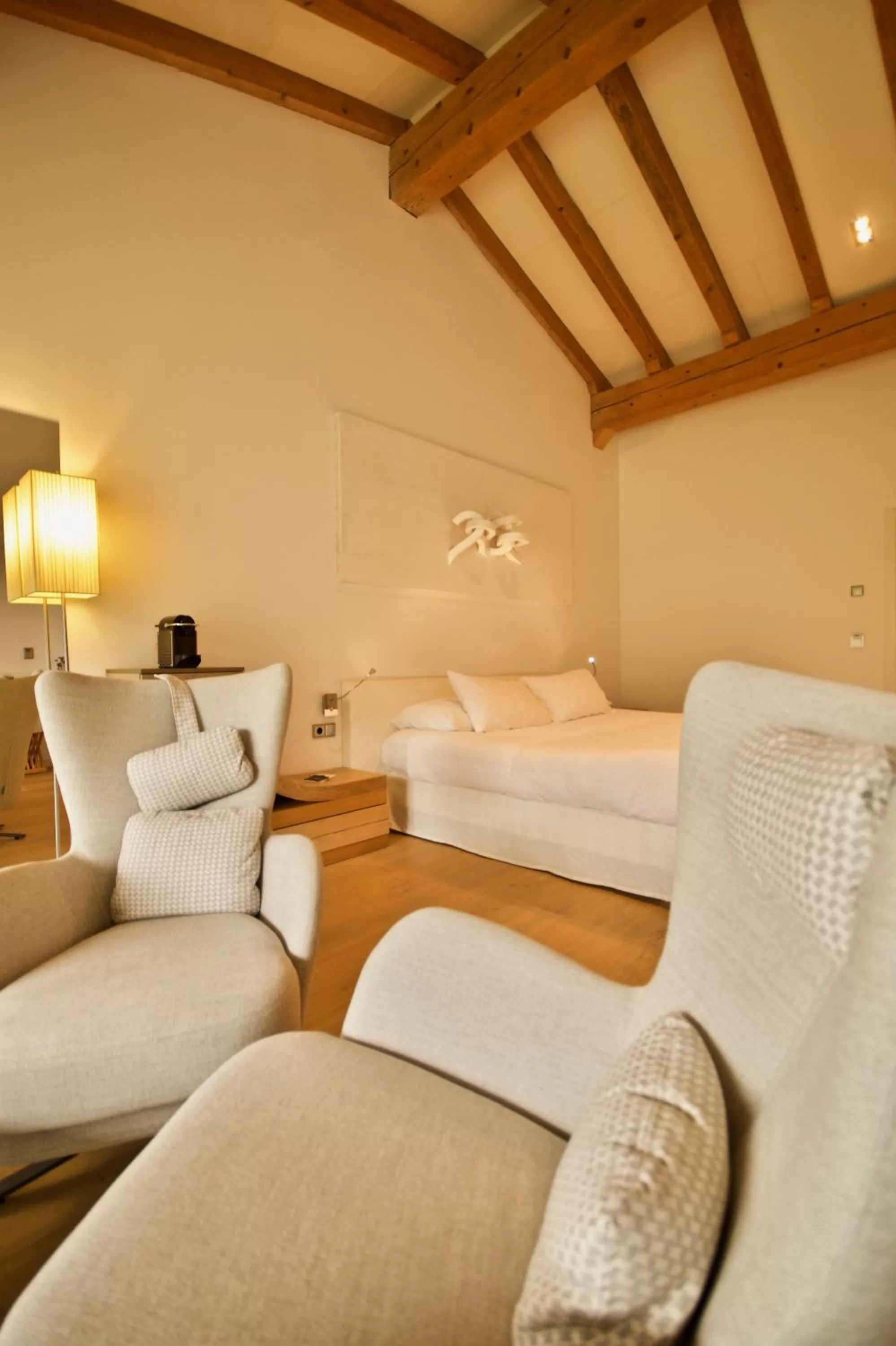 Bed in Arantza Hotela- Adults Only