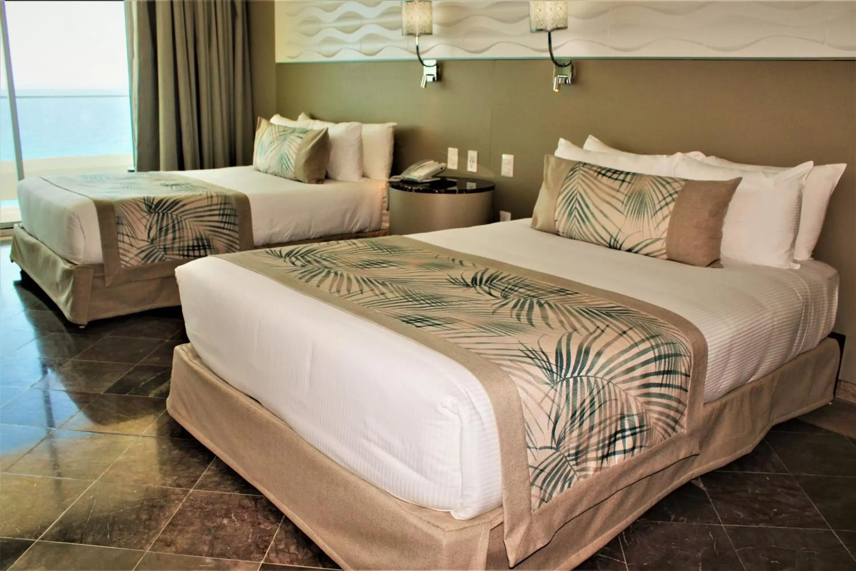 Bed in Krystal Grand Cancun