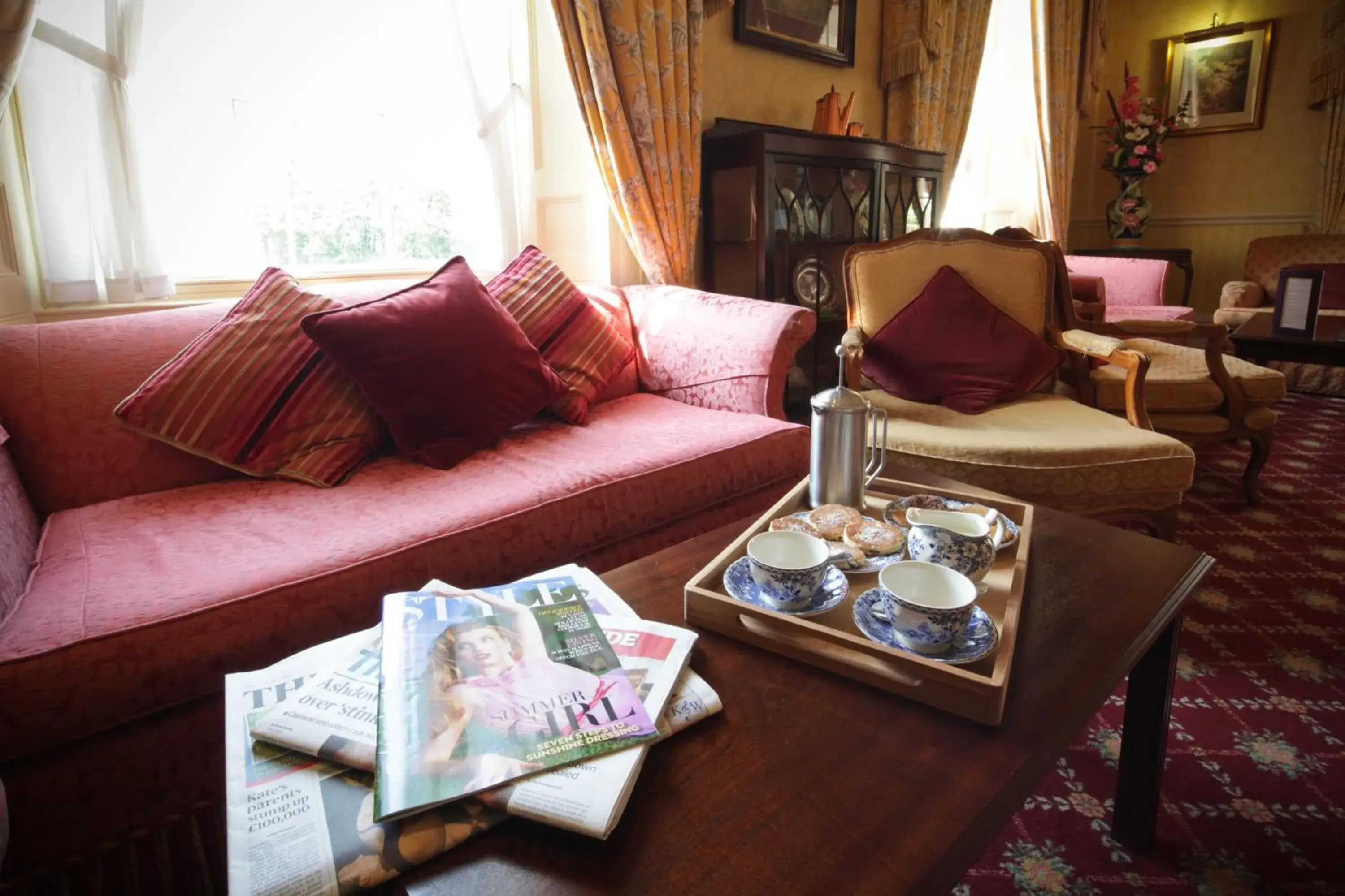 Communal lounge/ TV room, Seating Area in Best Western Lamphey Court Hotel and Spa