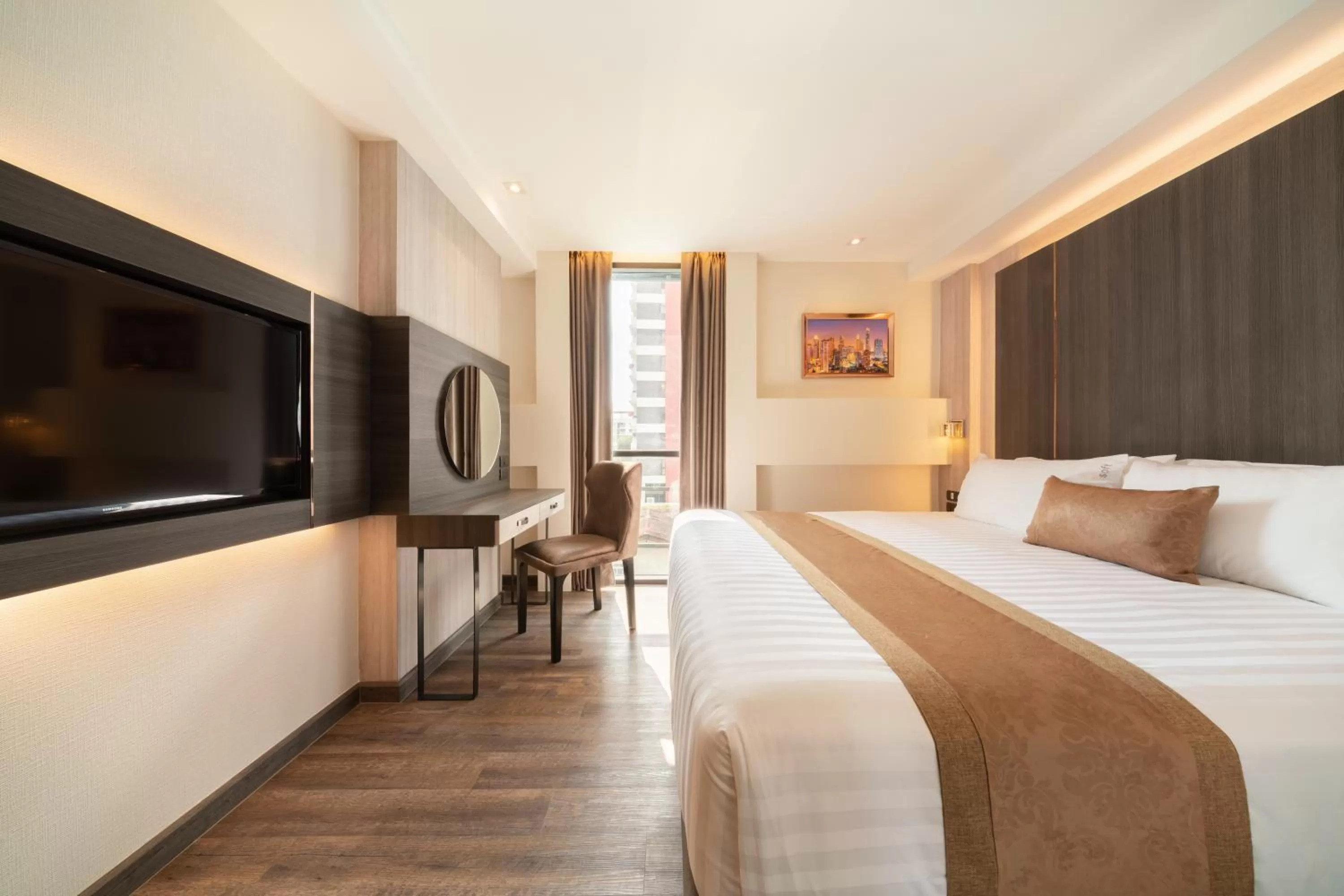 TV and multimedia, Bed in Aspira Parc Sukhumvit 22