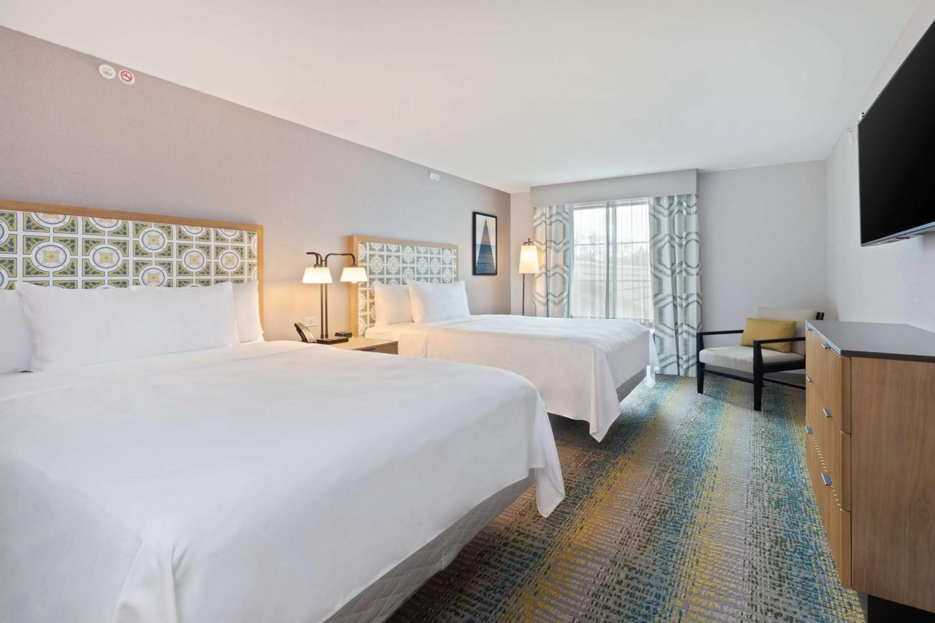 Bed in Homewood Suites by Hilton St Augustine San Sebastian