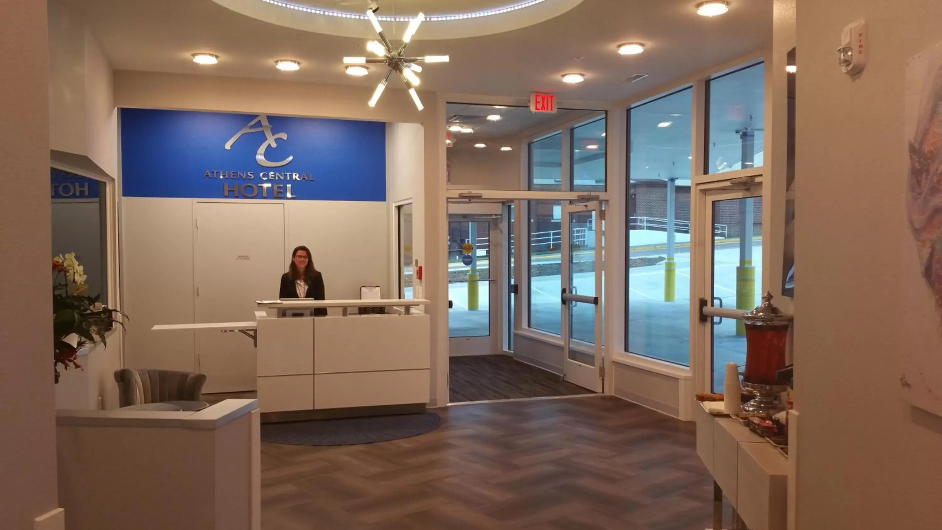 Lobby or reception in Athens Central Hotel Lobby or reception in Athens Central Hotel