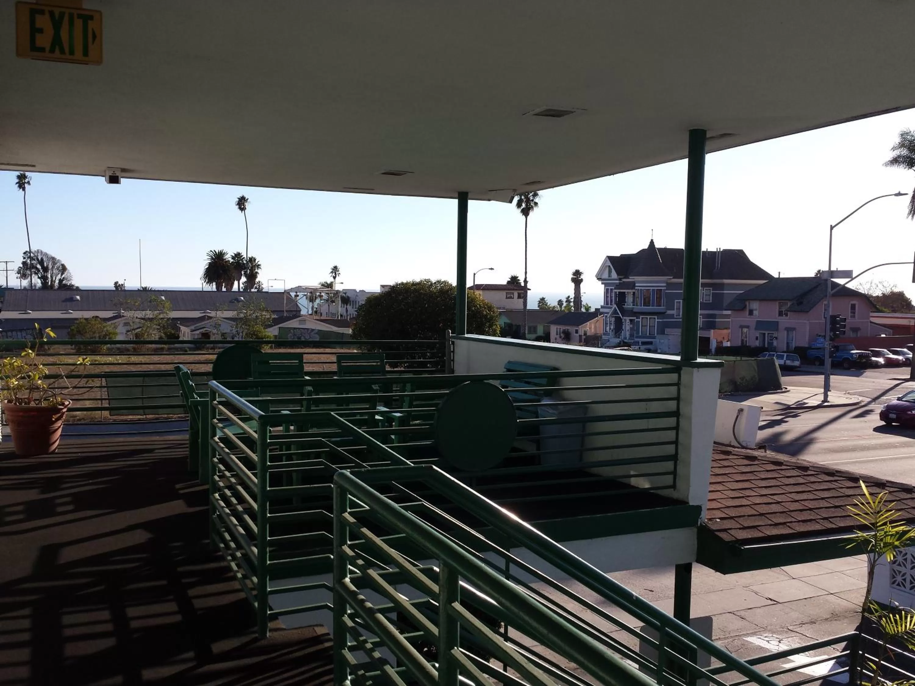 Patio in Travelers Beach Inn