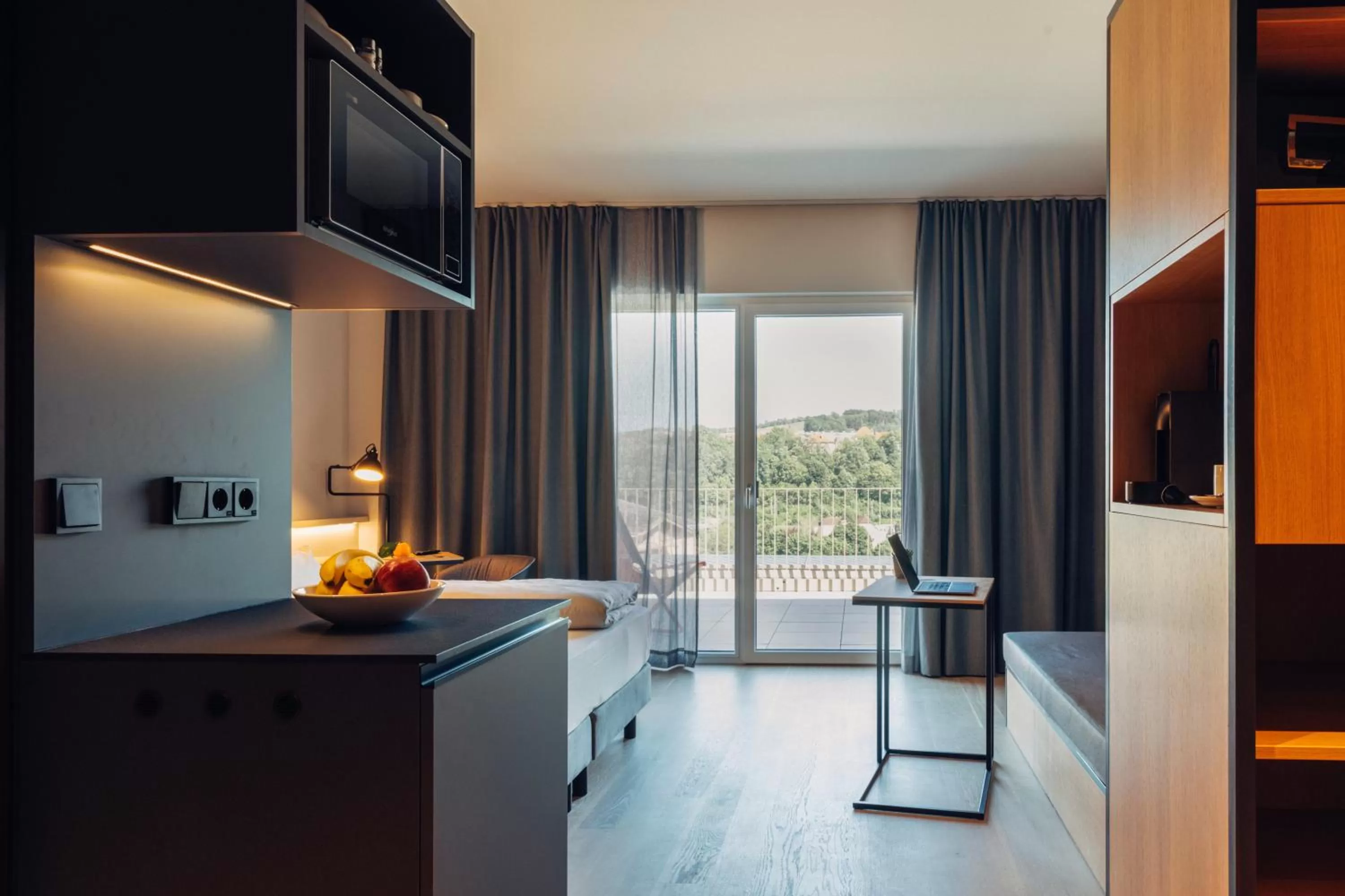 Photo of the whole room in harry's home Steyr hotel & apartments