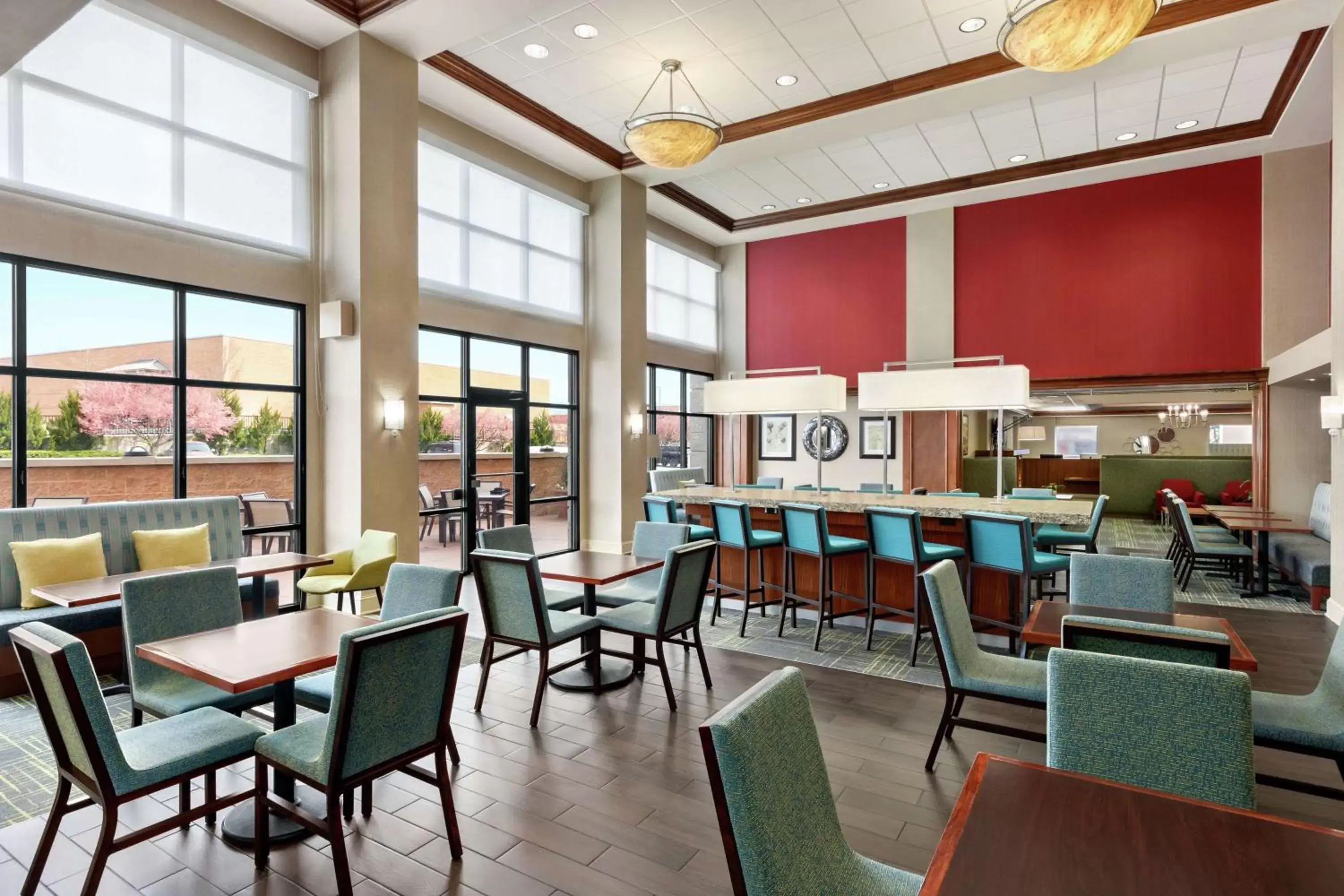Lobby or reception in Hampton Inn & Suites Frederick/Fort Detrick Lobby or reception in Hampton Inn & Suites Frederick/Fort Detrick