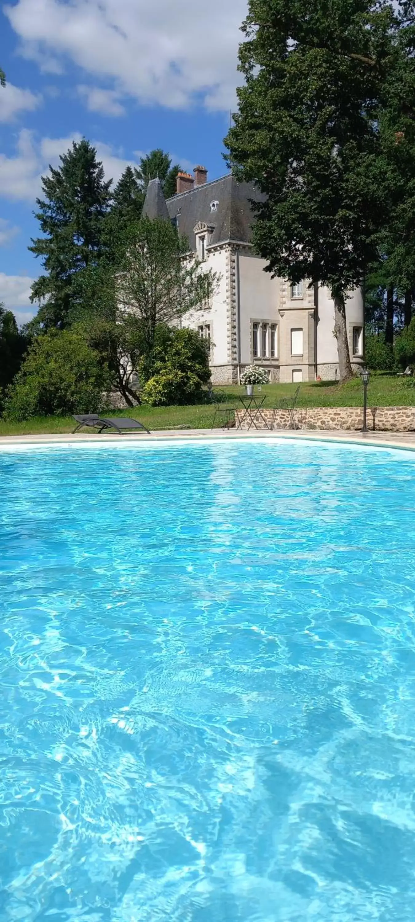 Swimming Pool in Chateau Maleplane