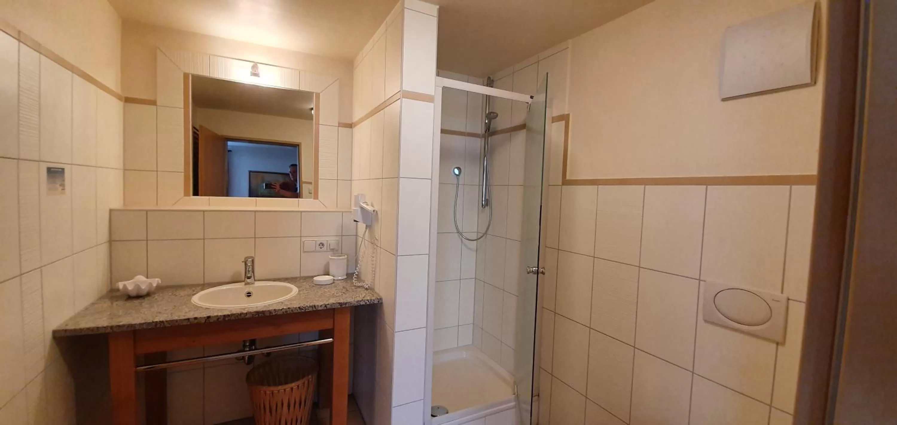 Bathroom in Landgasthof Krone