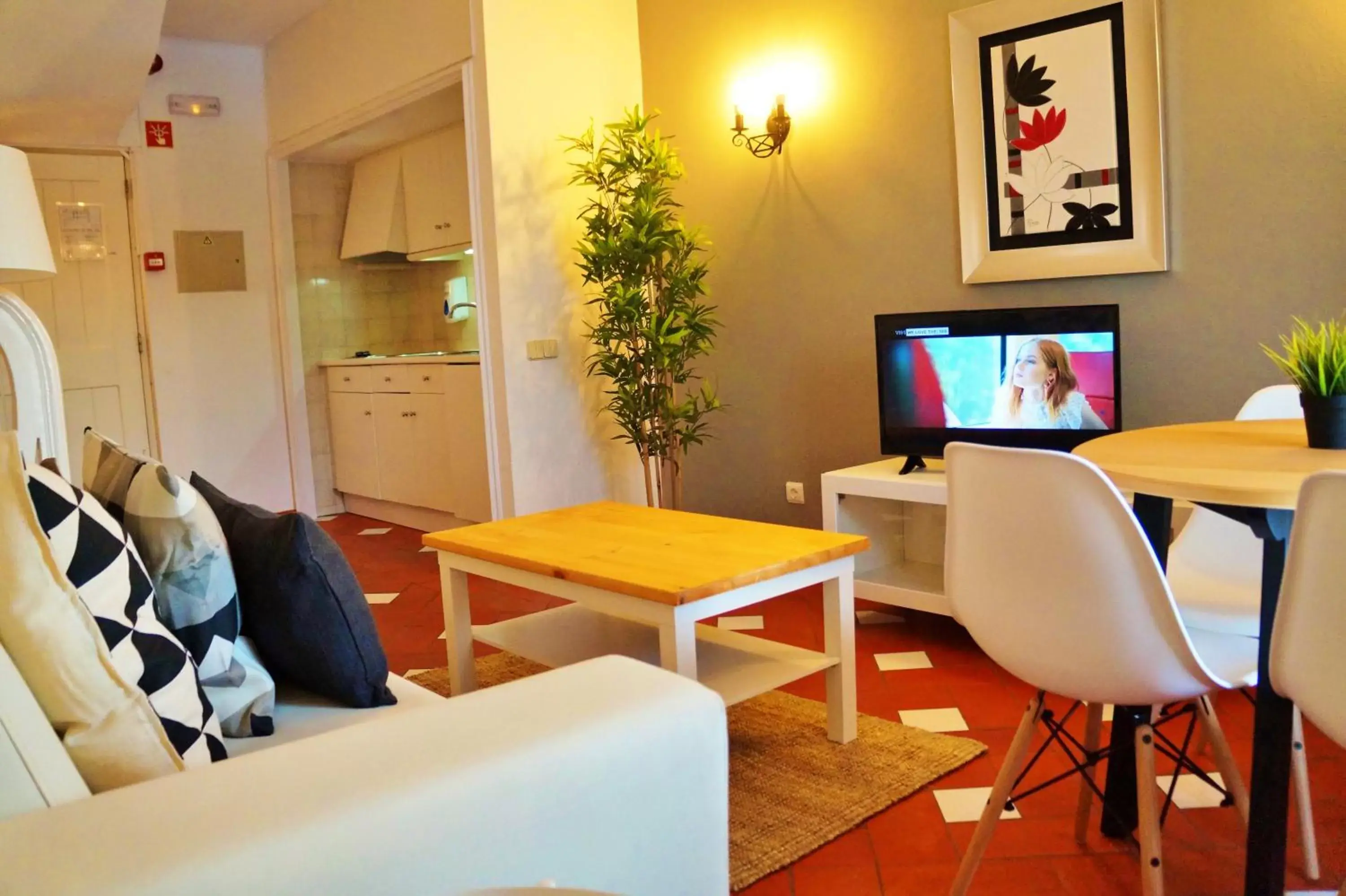 TV and multimedia, Seating Area in Baluarte da Vila Apartments