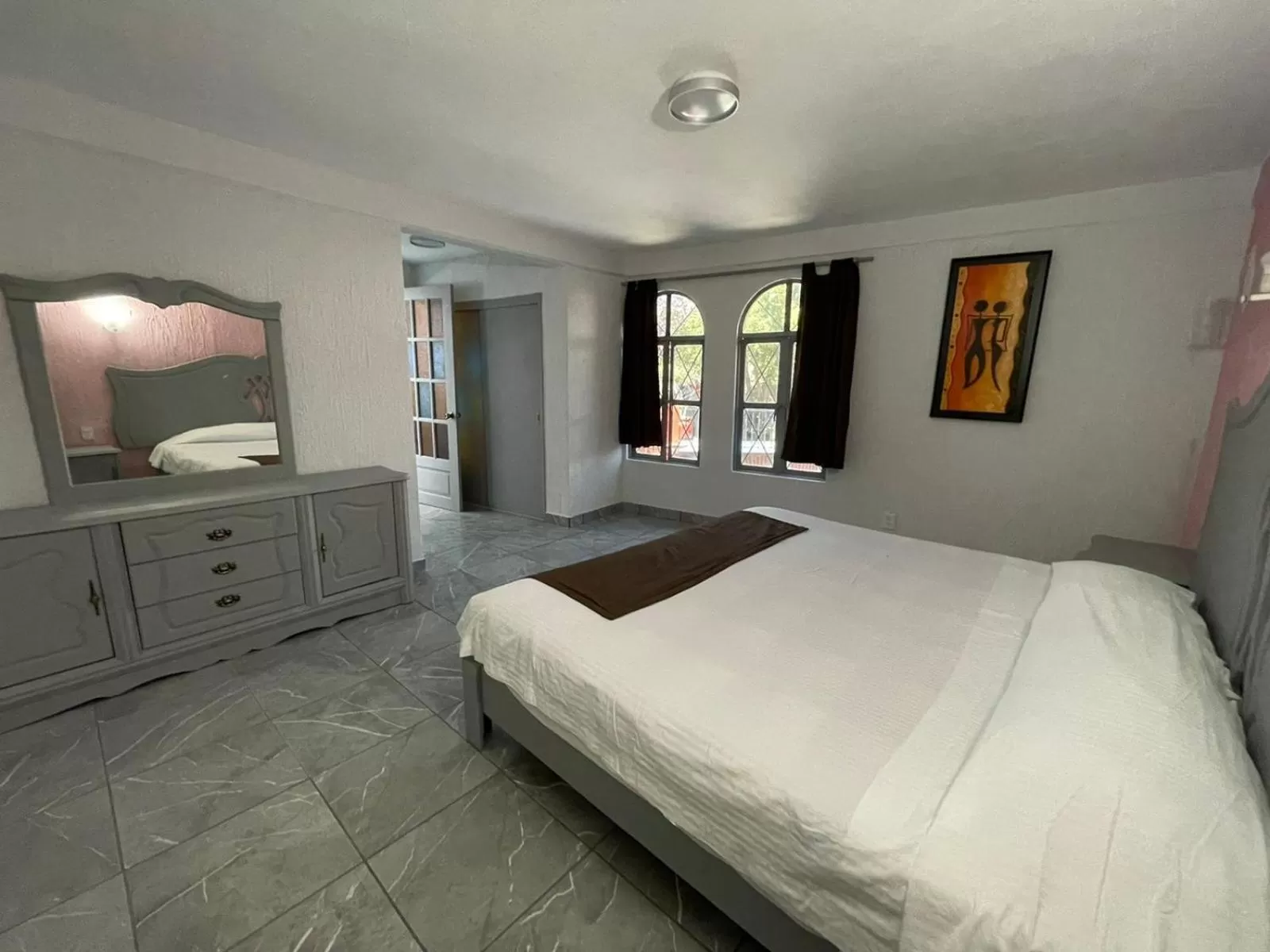 Bed in Hotel Hacienda de Cobos