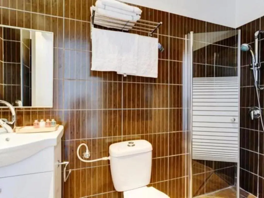 Shower, Bathroom in Central Laguardia Hotel