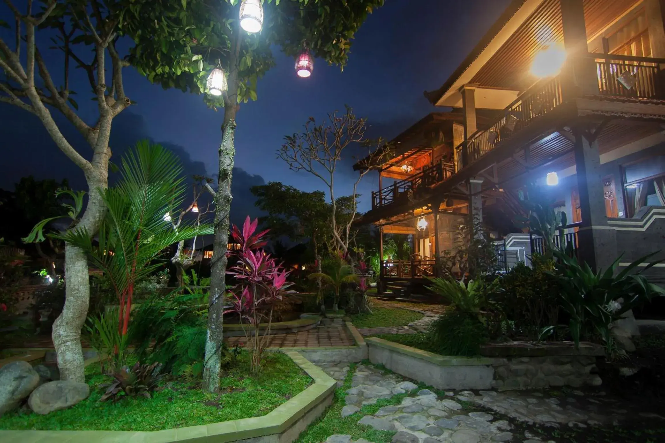 Facade/entrance, Property Building in Ganesha Ubud Inn