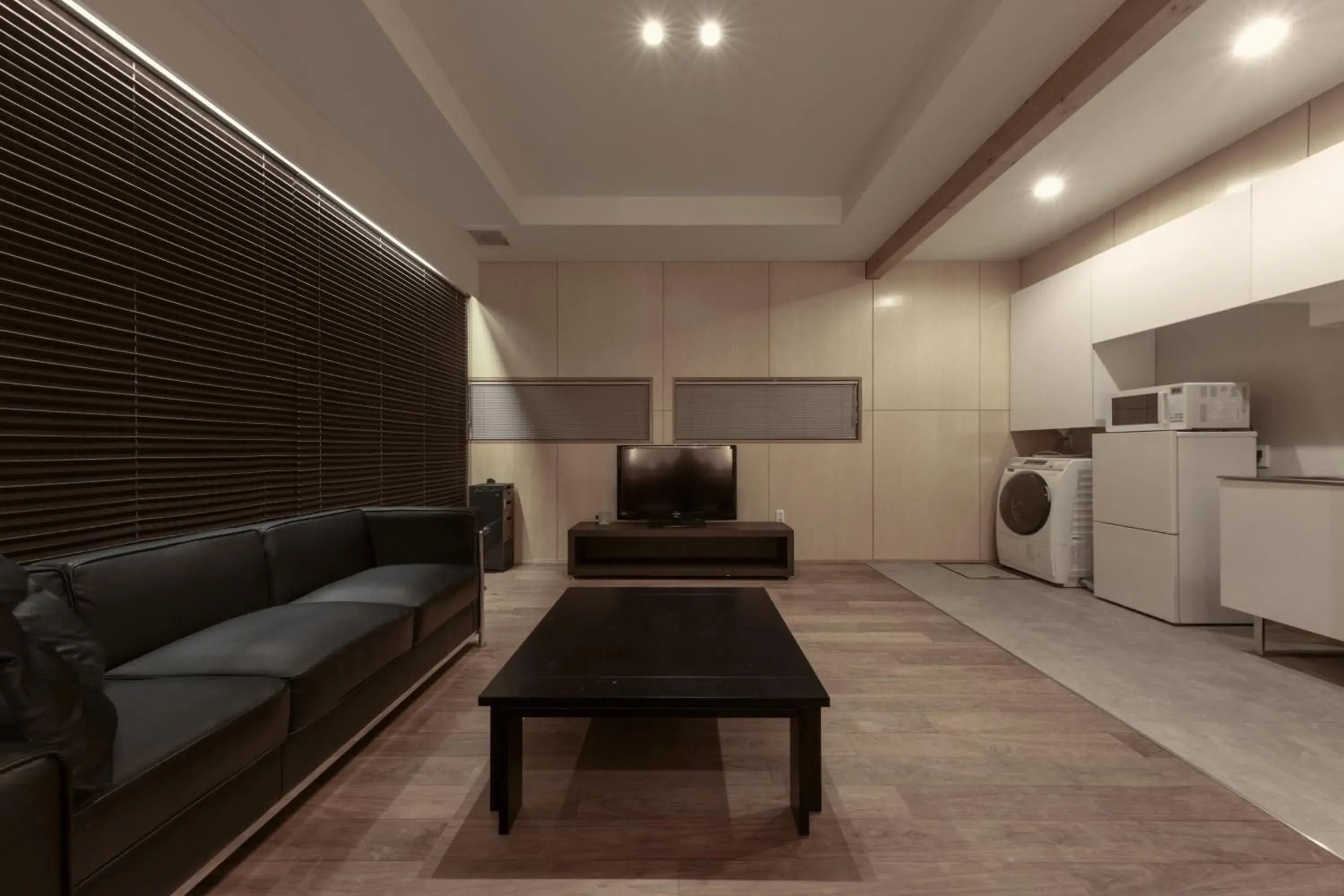 Kitchen or kitchenette, Seating Area in Furano Natulux Hotel