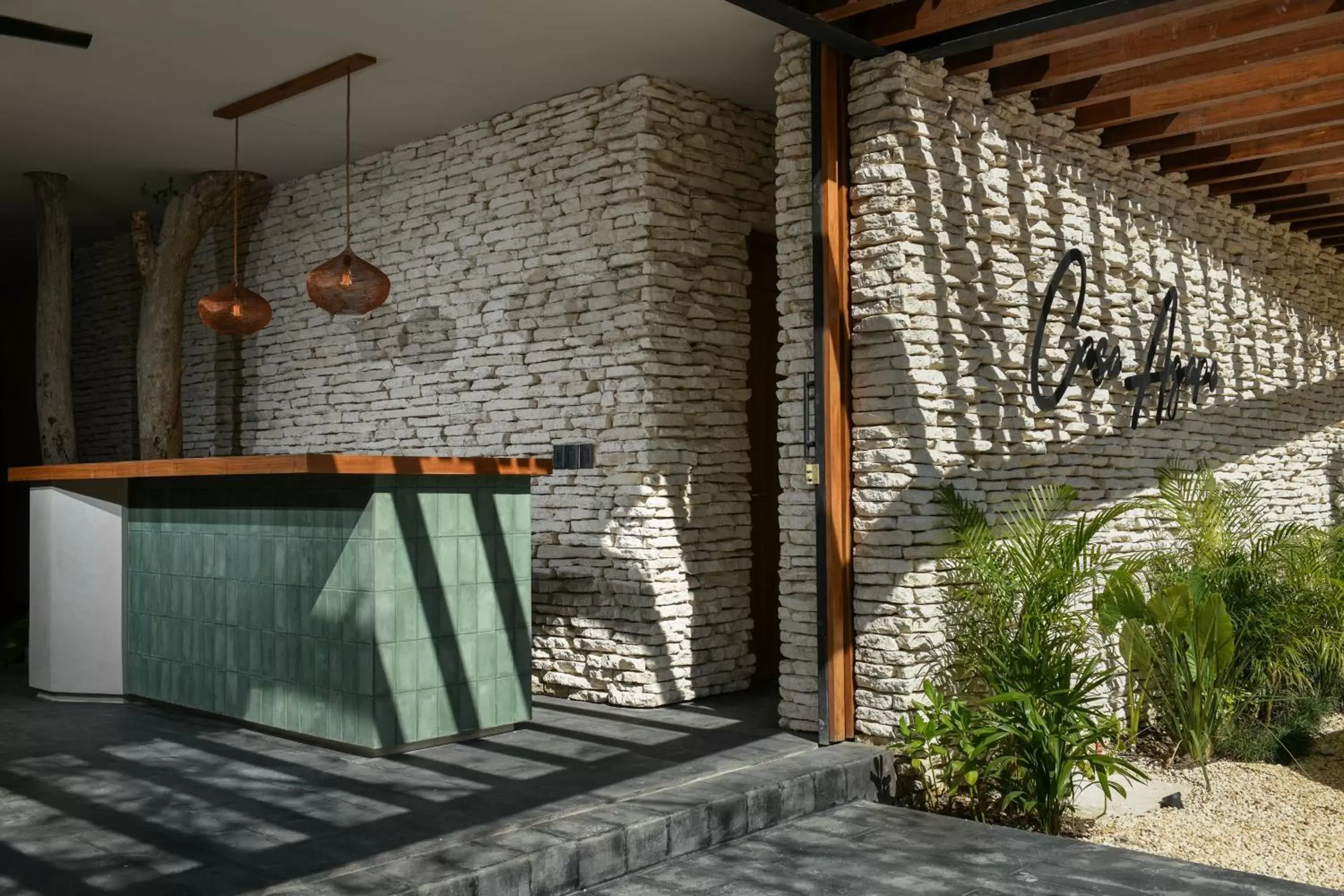 Facade/entrance in Casa Agape Hotel Tulum & Vegan Restaurant with Beach Club Access