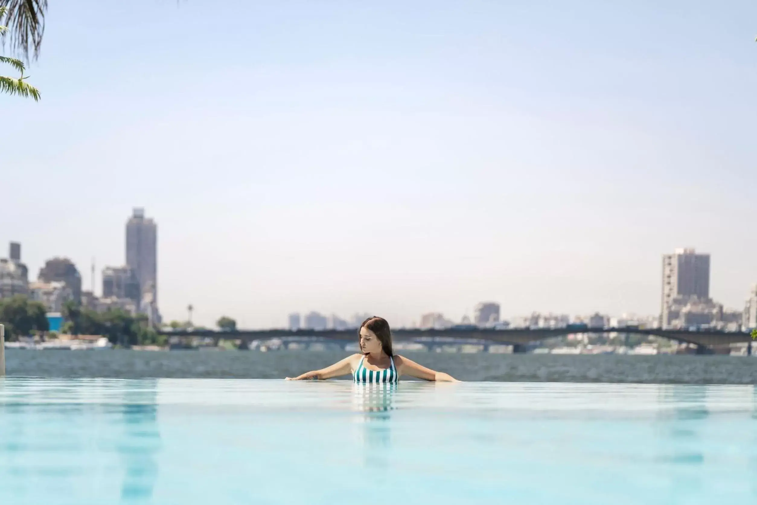 Swimming Pool in Sofitel Cairo Nile El Gezirah