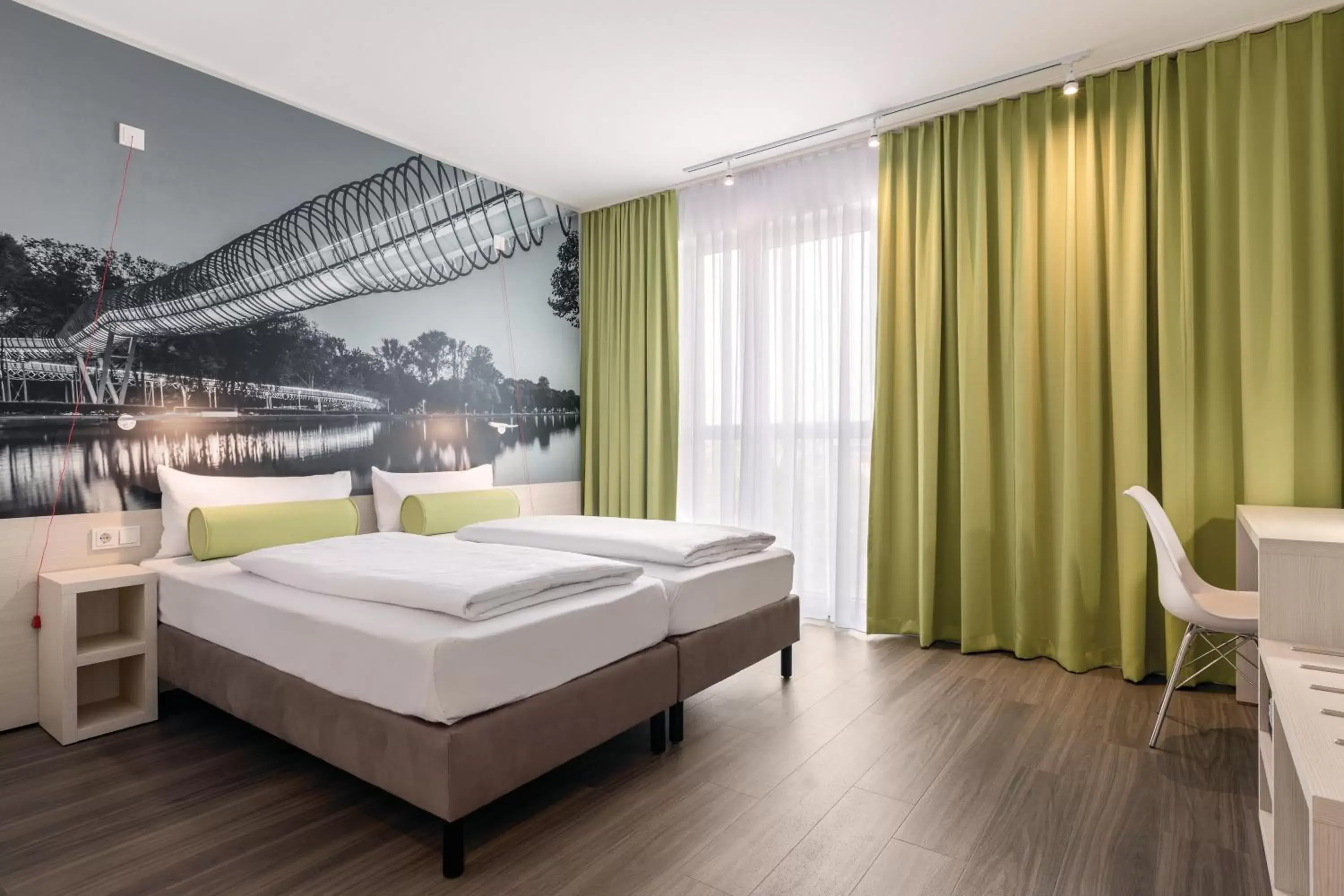 Photo of the whole room, Bed in Super 8 by Wyndham Oberhausen am Centro