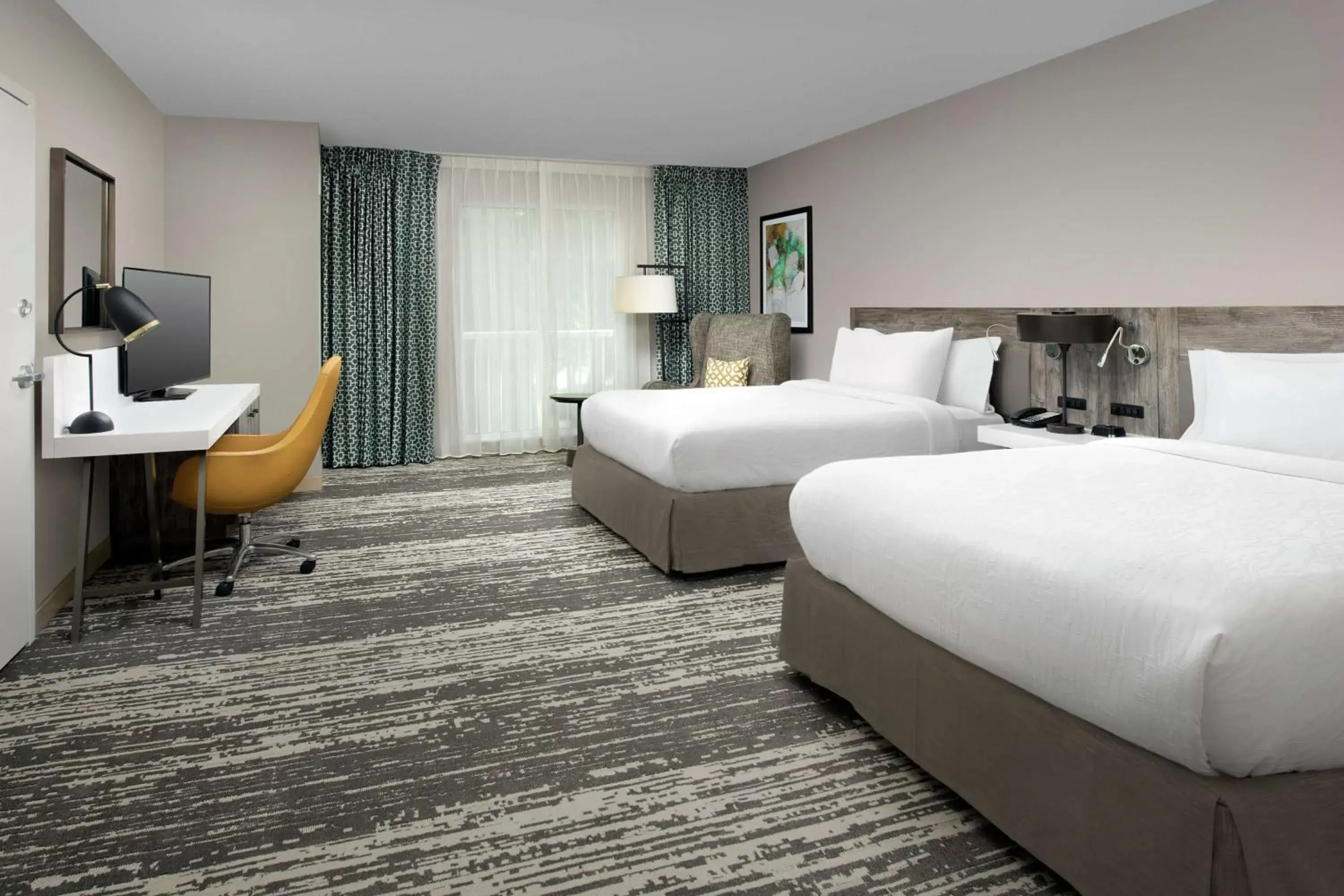 Bedroom, Bed in Hilton Garden Inn Miami Brickell South Bedroom, Bed in Hilton Garden Inn Miami Brickell South