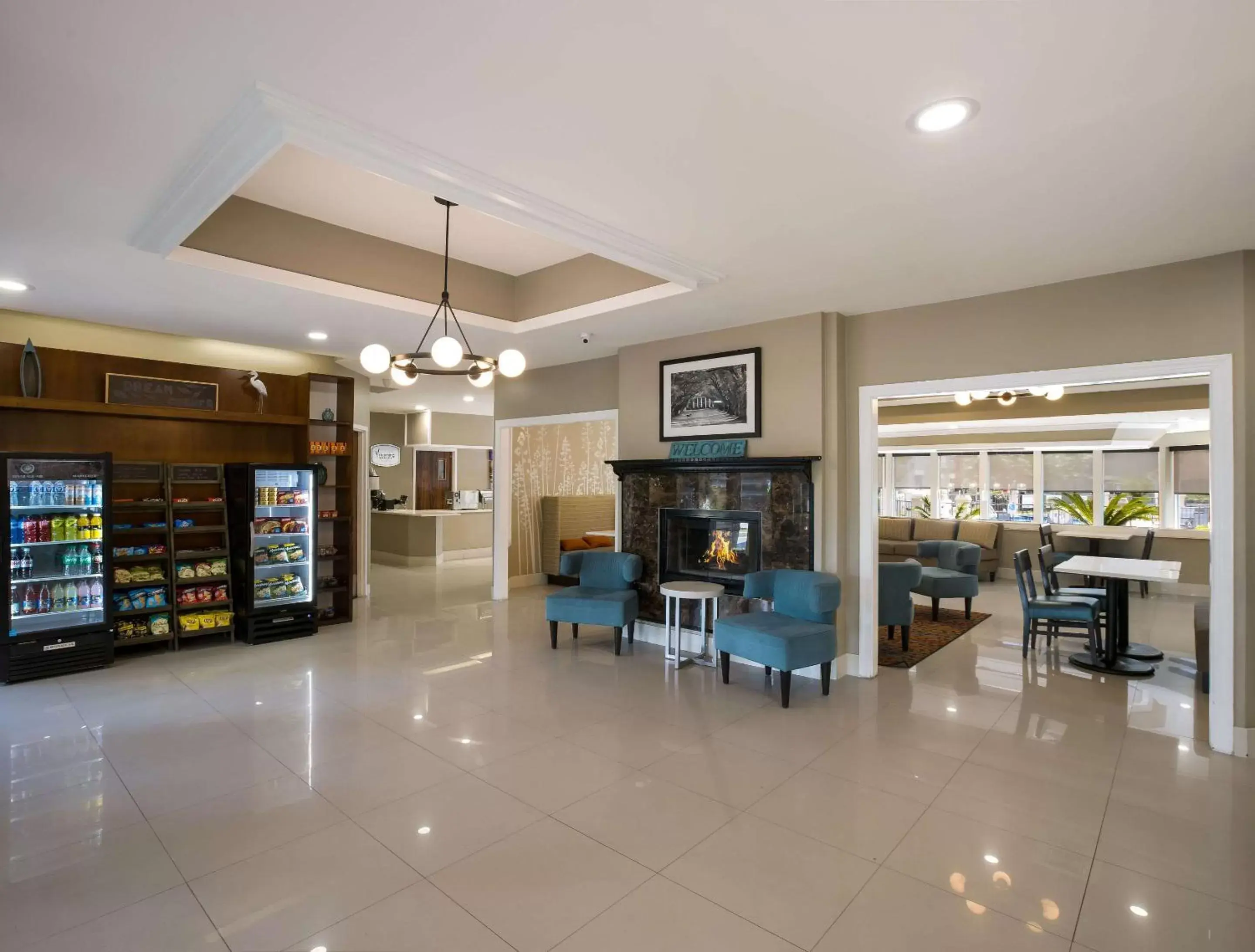 Lobby or reception in MainStay Suites Savannah Midtown