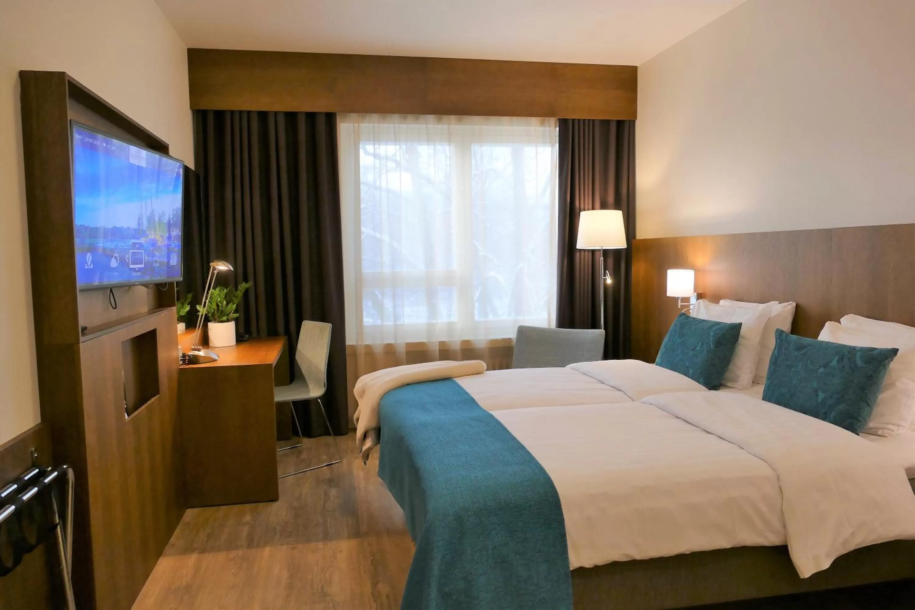 Photo of the whole room, Bed in Hotel Raumanlinna