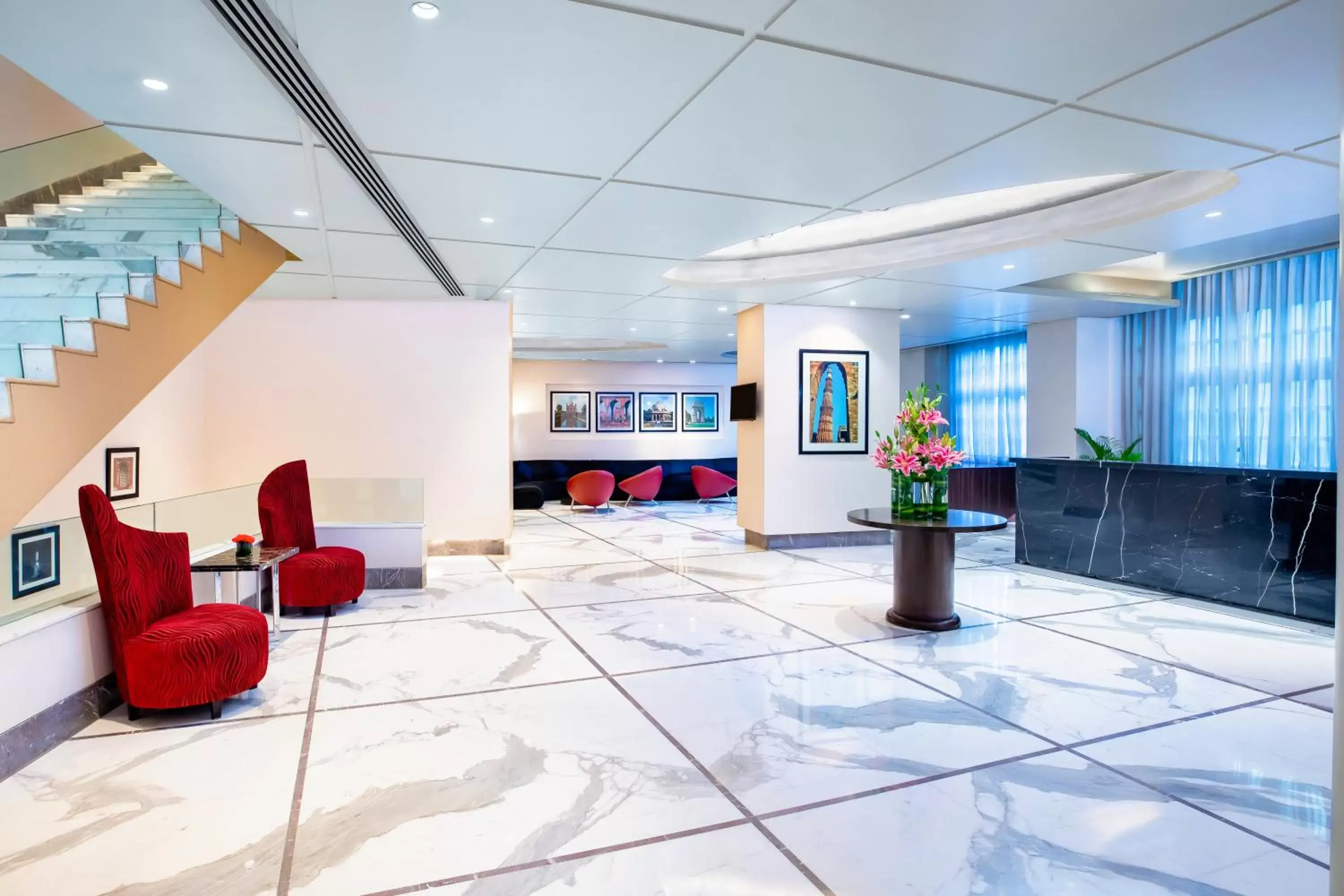 Lobby or reception, Lobby/Reception in Radisson Blu Marina Hotel Connaught Place