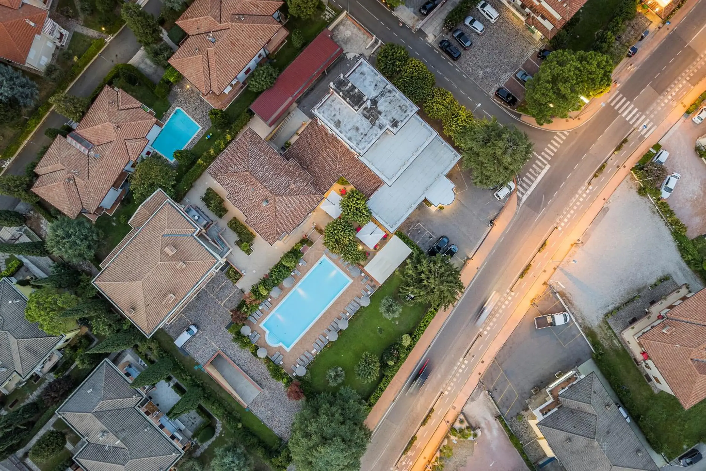 Property building, Bird's-eye View in Hotel Gardenia