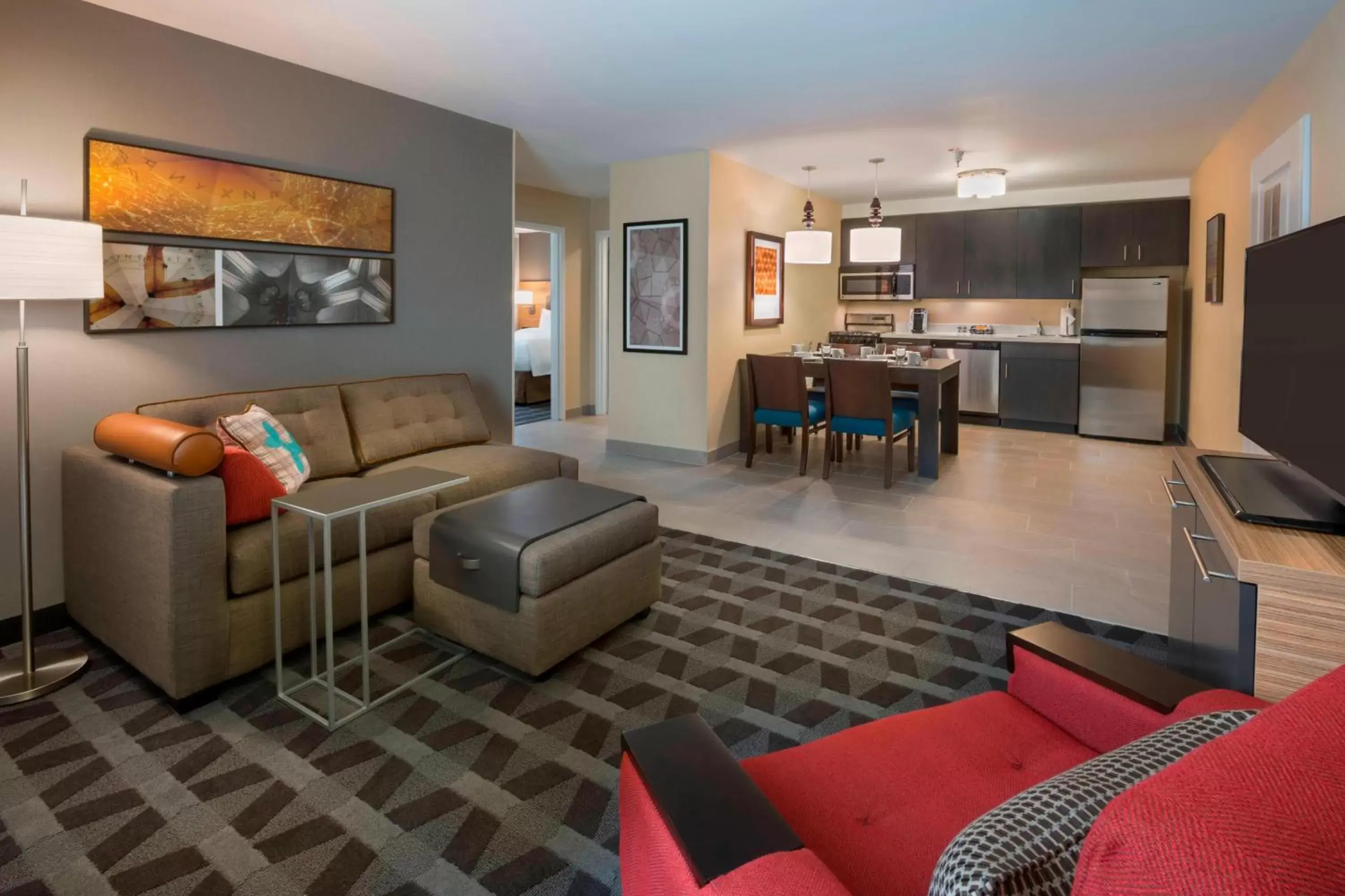 Bedroom, Seating Area in TownePlace Suites by Marriott Ottawa Kanata