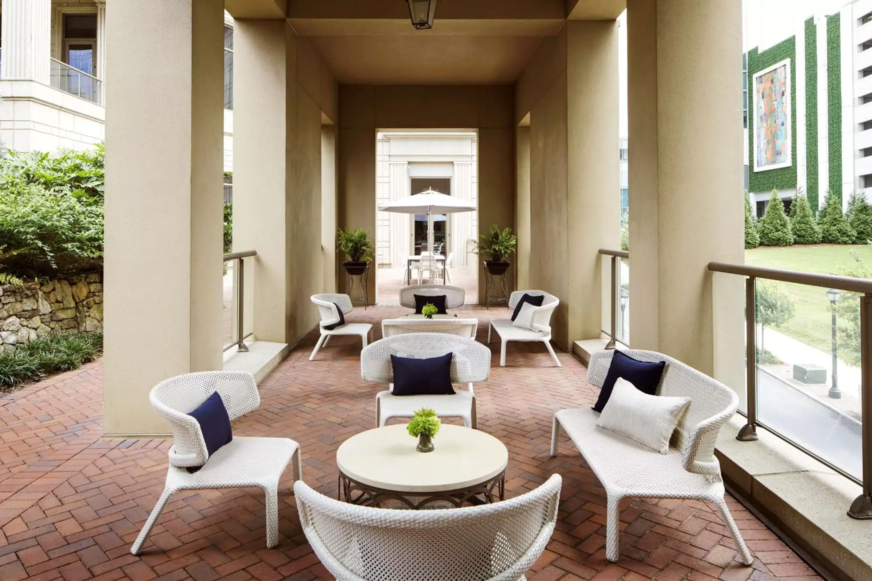 Patio in Waldorf Astoria Atlanta Buckhead