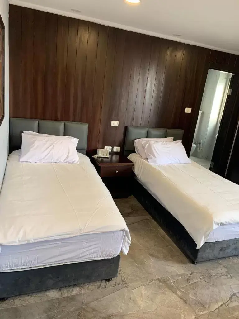 Bed in Mount of Olives Hotel