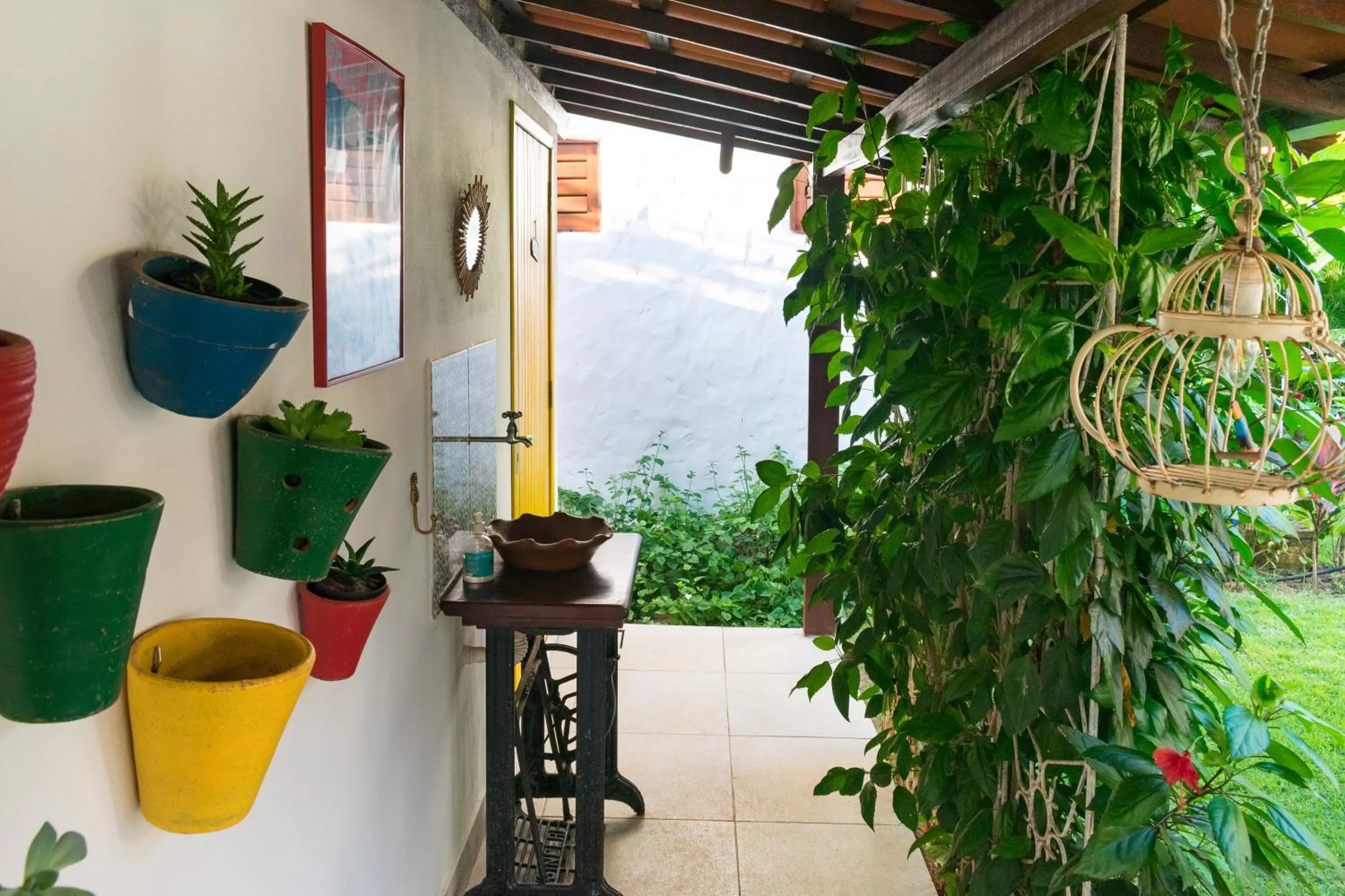 Patio in Pousada Casa Do Cocotier