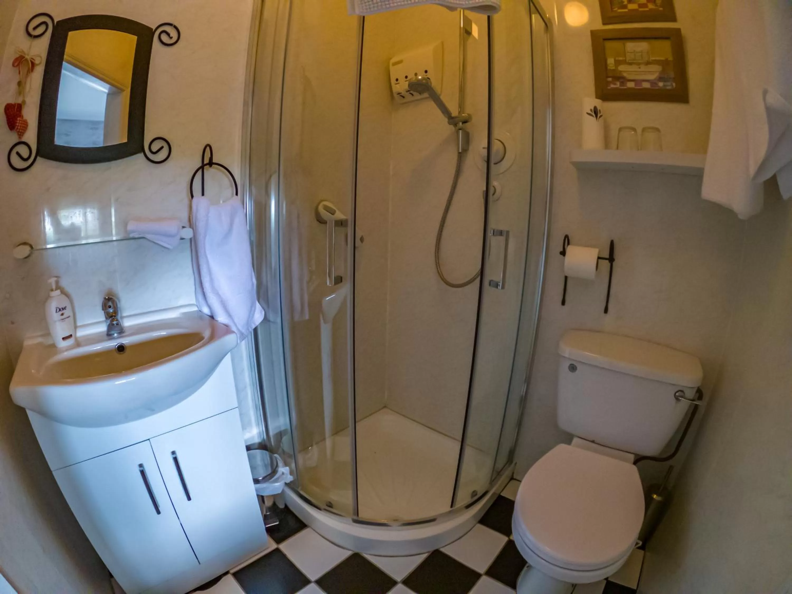 Shower in The Ring Farmhouse