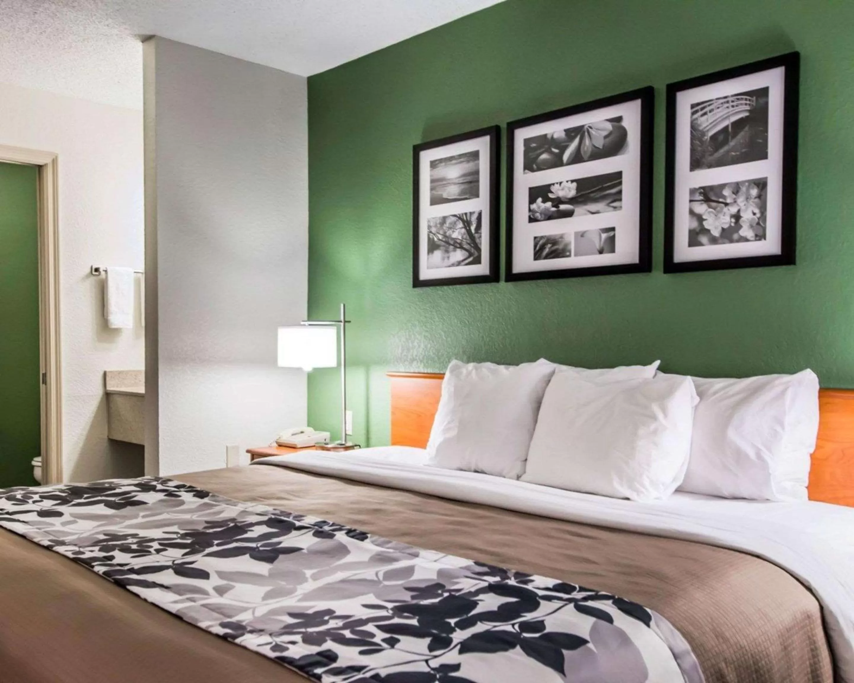 Photo of the whole room, Bed in Sleep Inn