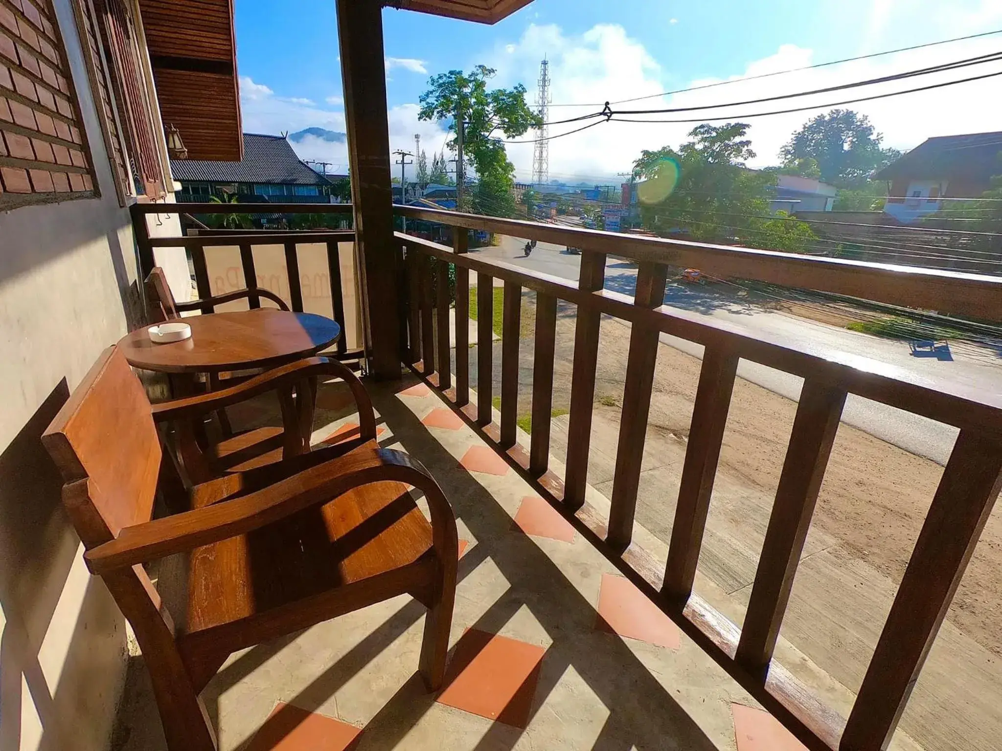 Balcony/Terrace in Home Inn Pai @ Garden