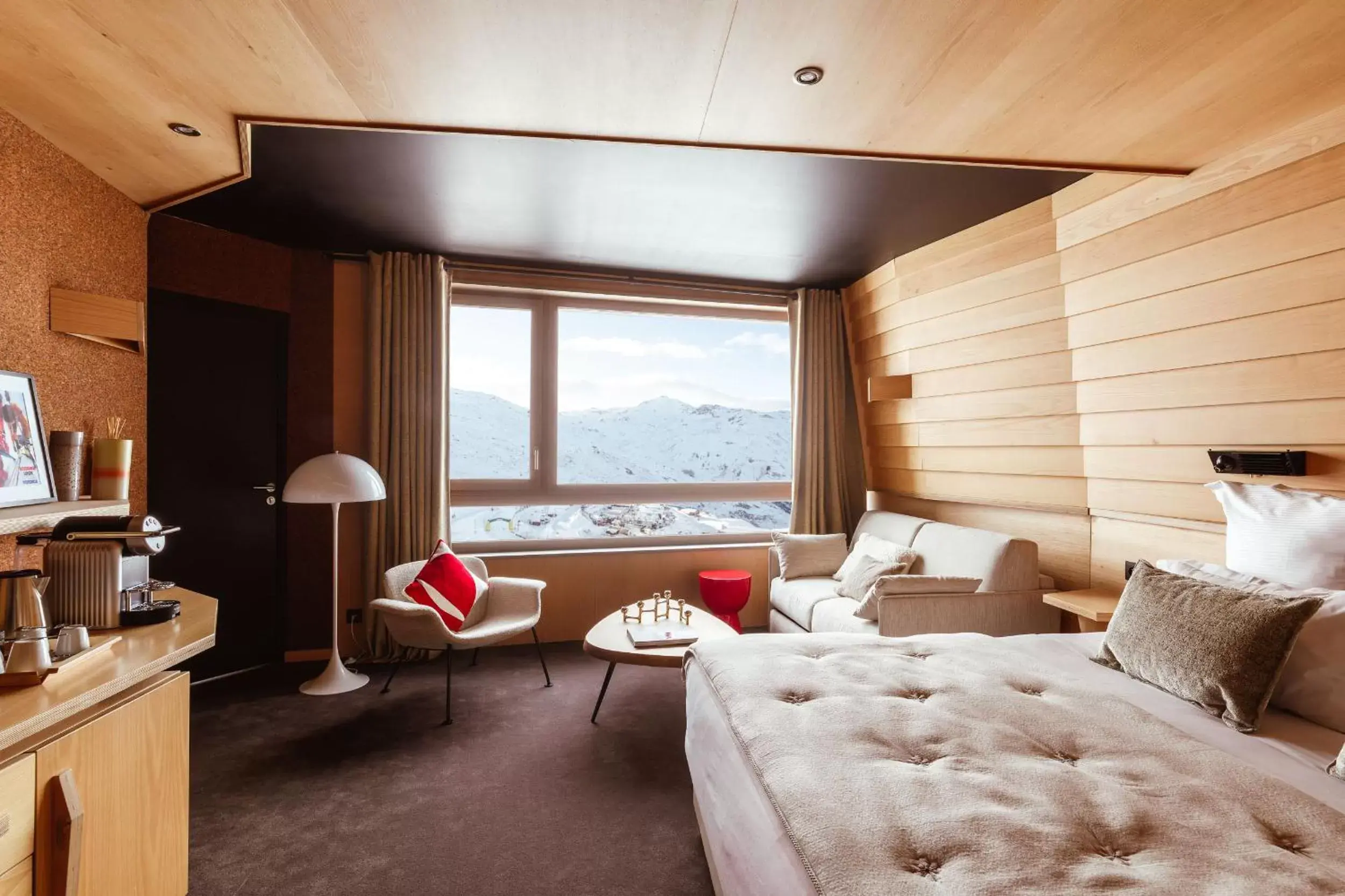 Bed in Altapura Hôtel & Spa Val Thorens Bed in Altapura Hôtel & Spa Val Thorens