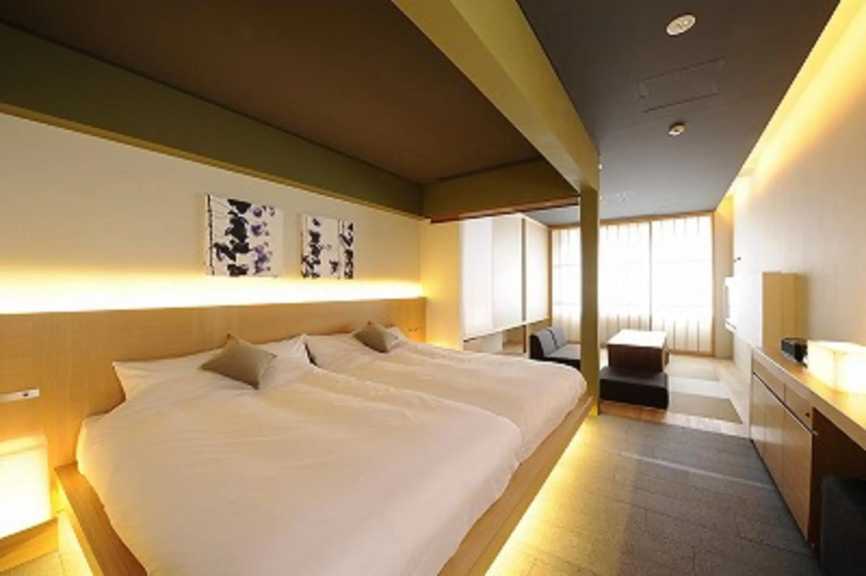 Twin Room with Tatami Area Annex in hotel kanra kyoto