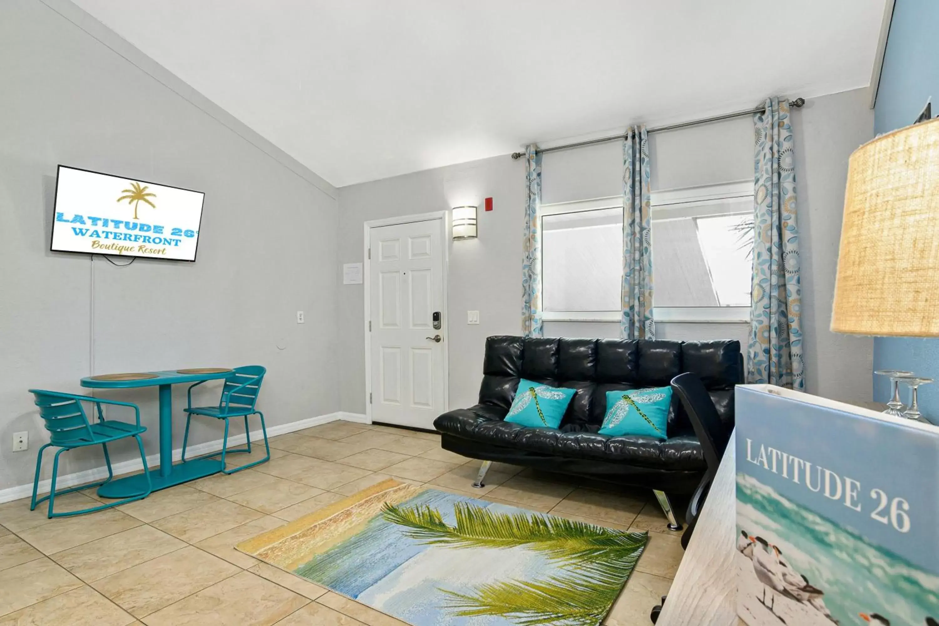 Living room in Latitude 26 Waterfront Resort and Marina Living room in Latitude 26 Waterfront Resort and Marina