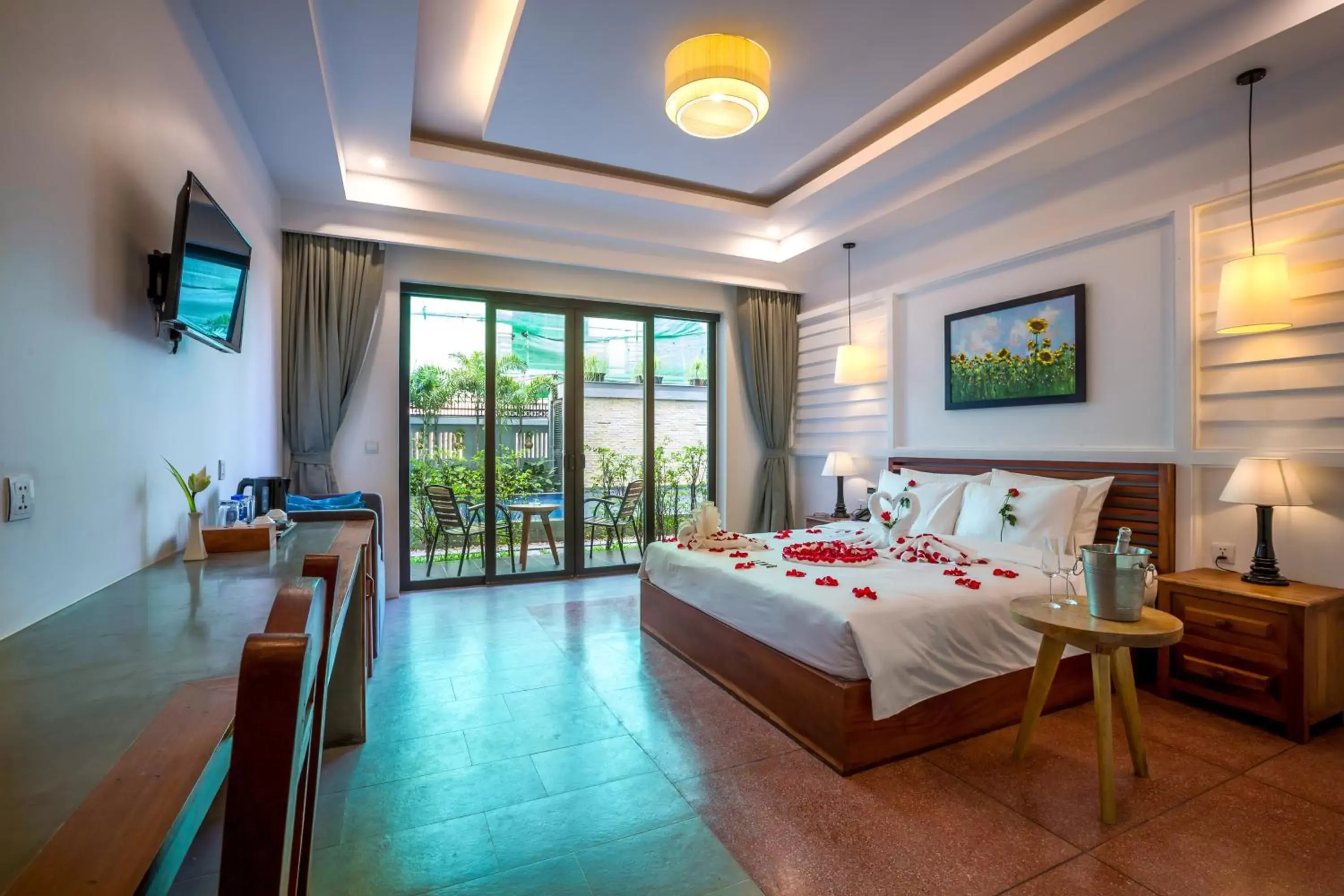 Bed in The Tito Suite Residence