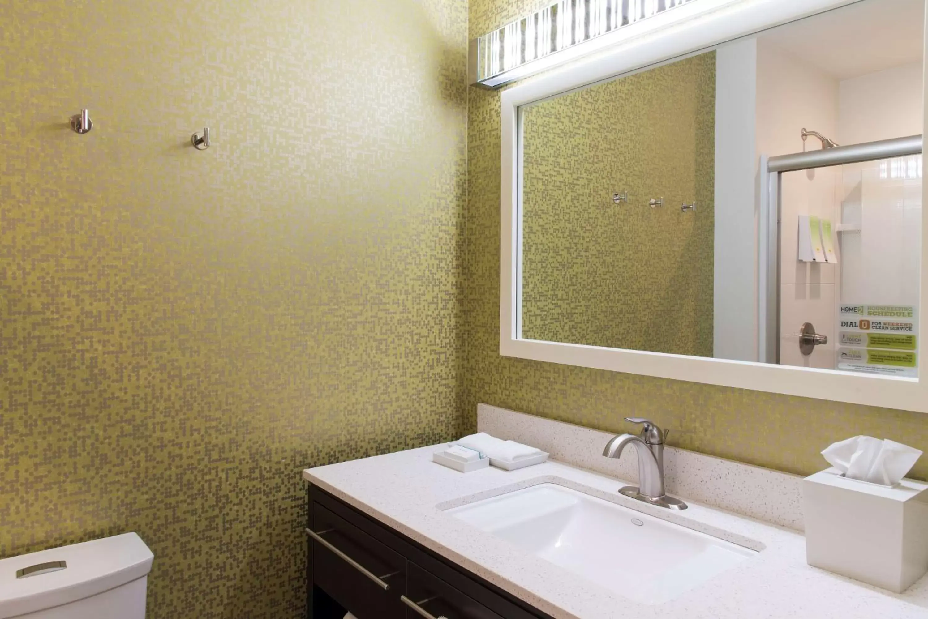 Bathroom in Home2 Suites by Hilton Indianapolis Downtown