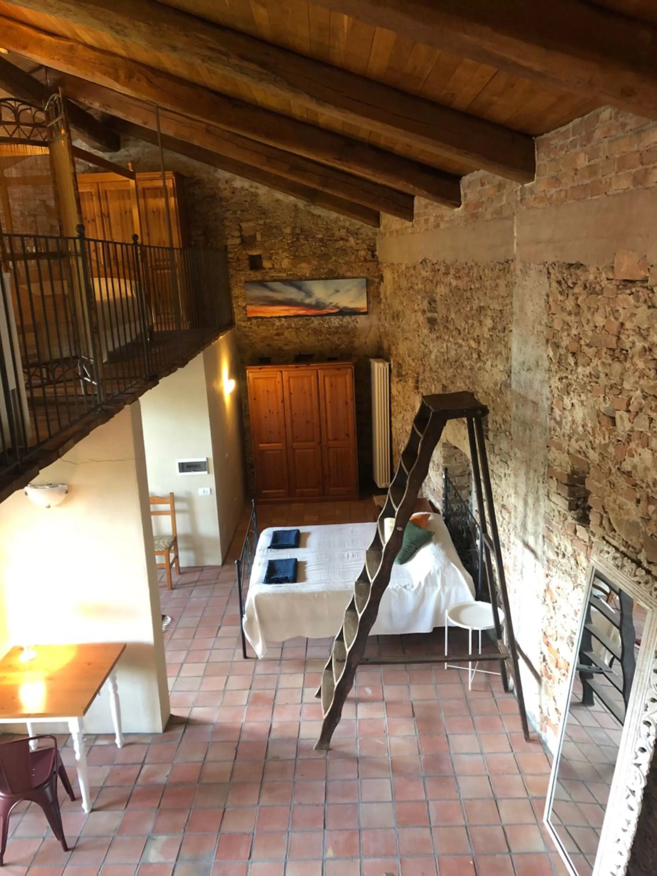 Living room, Bed in MARSAM locanda