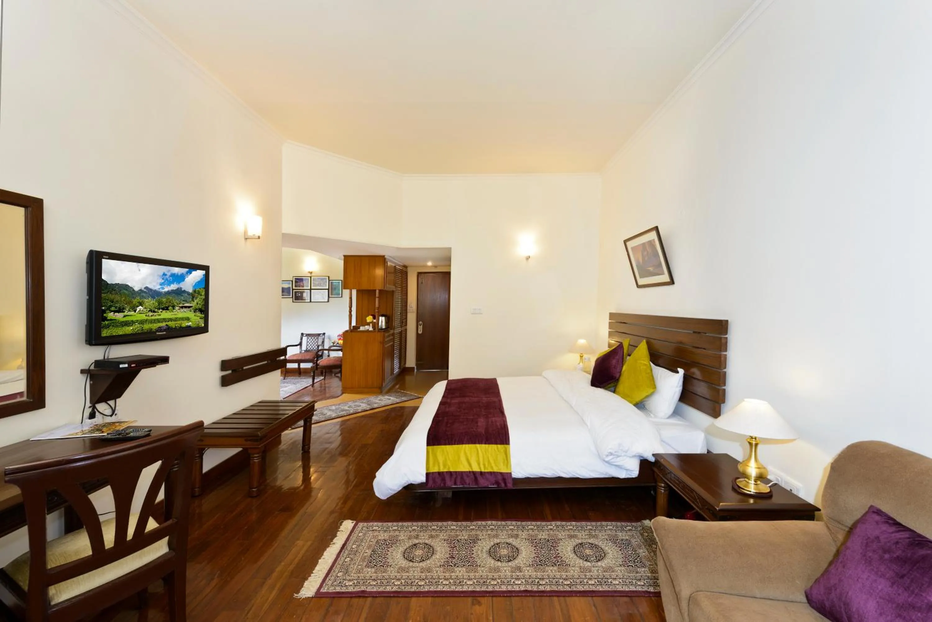 Bed in Solang Valley Resort