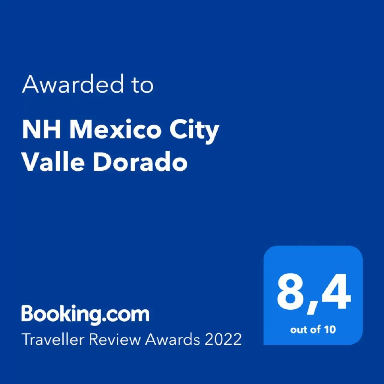 Certificate/Award, Logo/Certificate/Sign/Award in NH Mexico City Valle Dorado