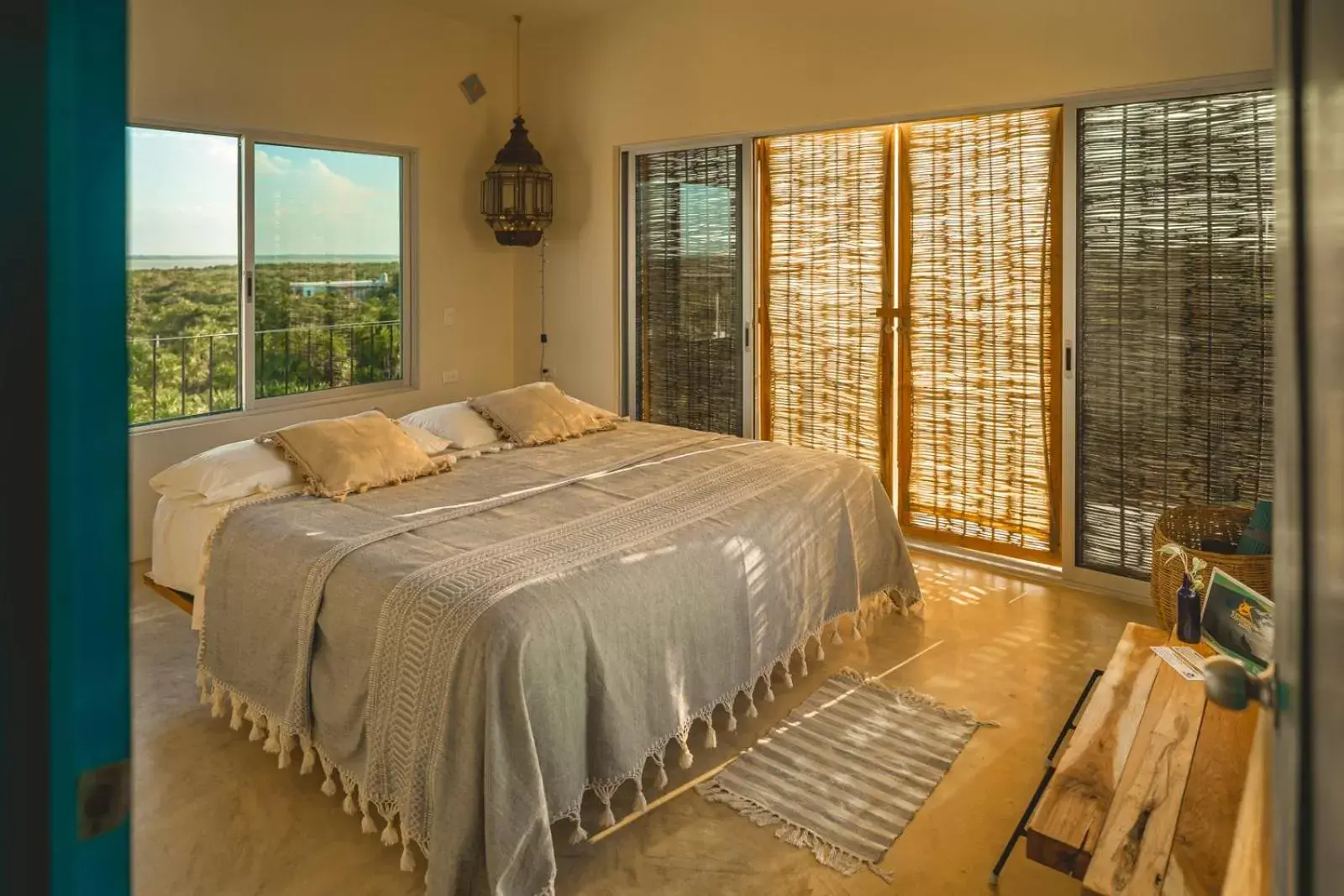 Bedroom in Casa Mia El Cuyo Eco Beach Boutique Hotel