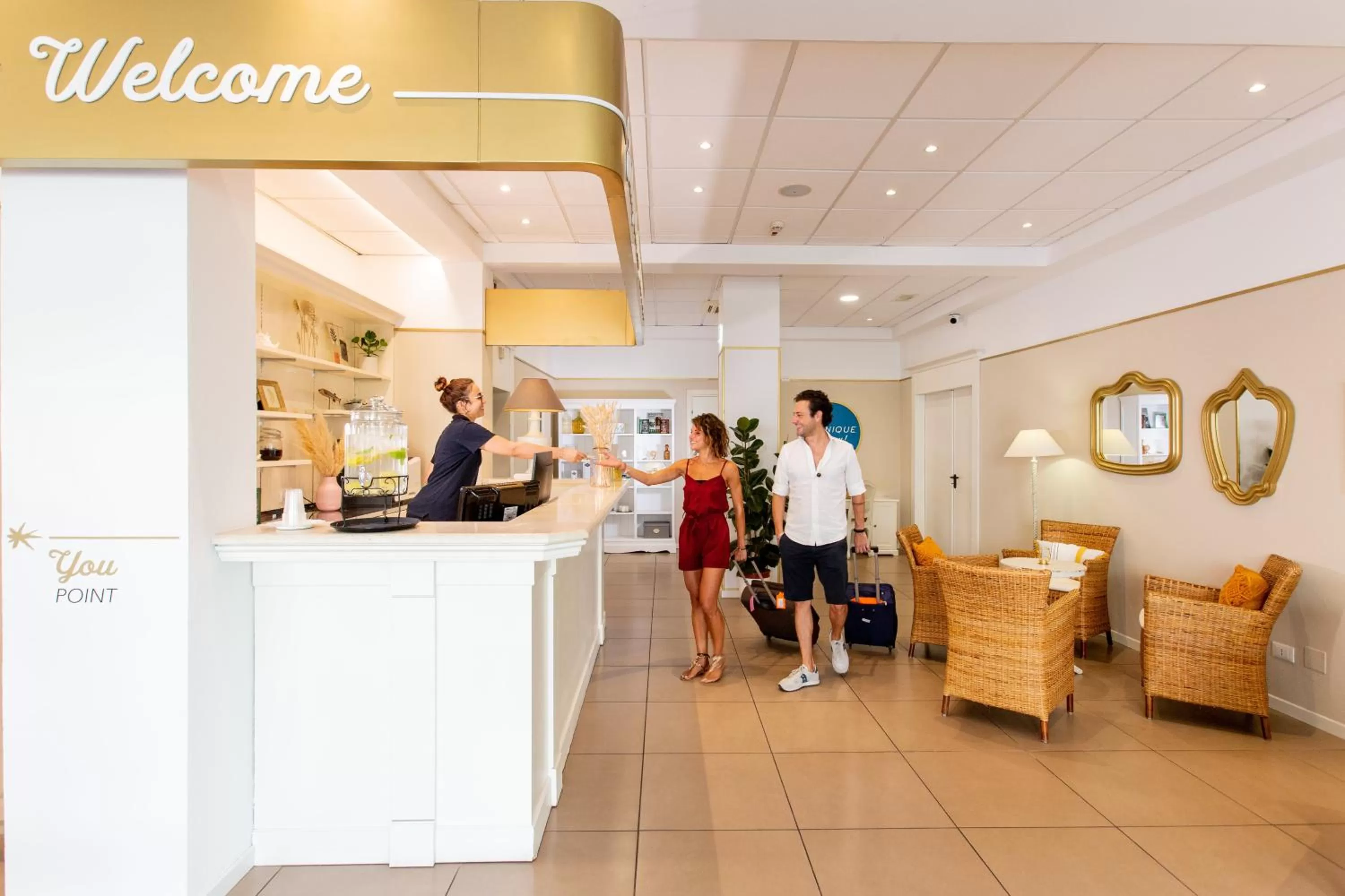 Lobby or reception in BeYou Hotel Villa Rosa