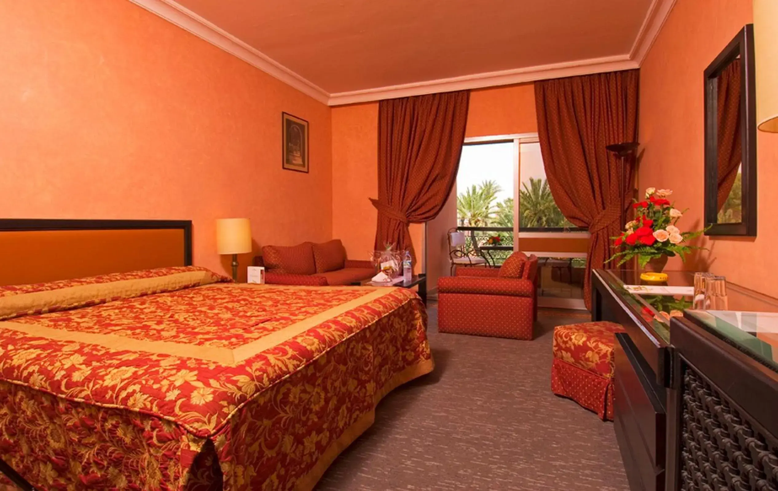 Bed in Hôtel Marrakech Le Semiramis