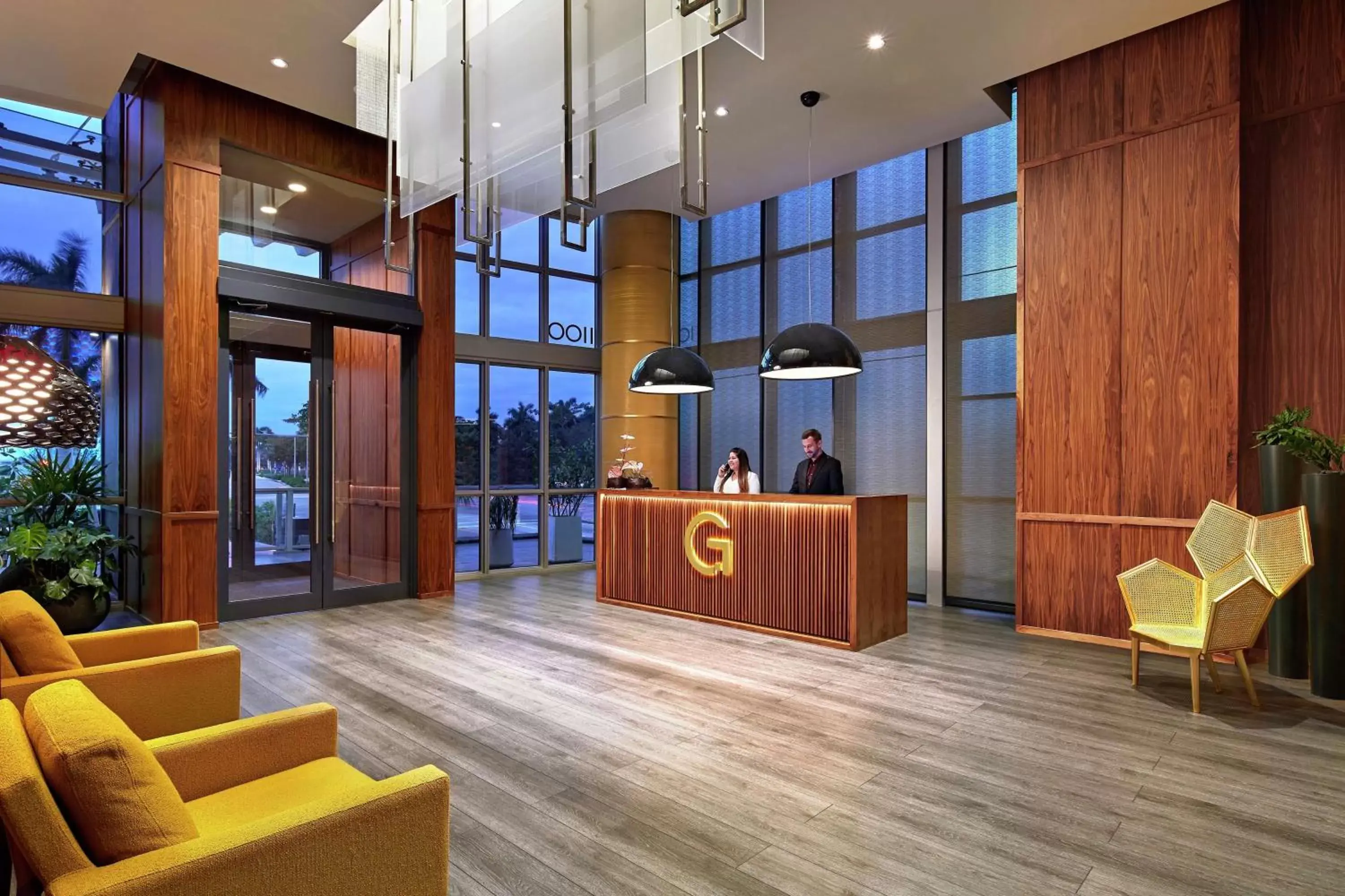 Lobby or reception, Lobby/Reception in The Gabriel Miami Downtown, Curio Collection by Hilton
