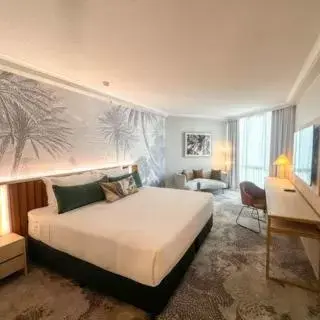 Bed in Amora Hotel Brisbane