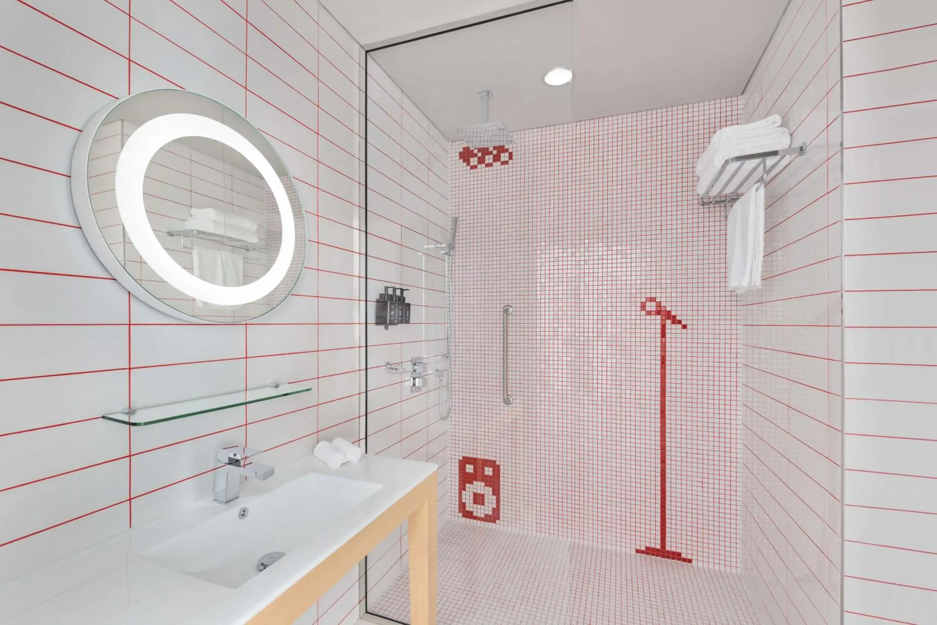 Bathroom in Radisson RED Dubai Silicon Oasis