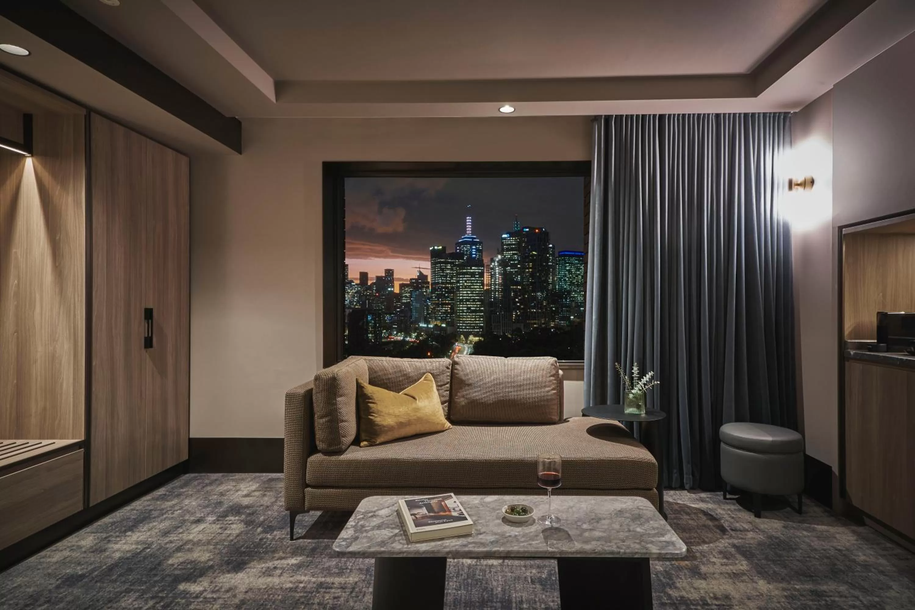 Living room in Pullman Melbourne On the Park