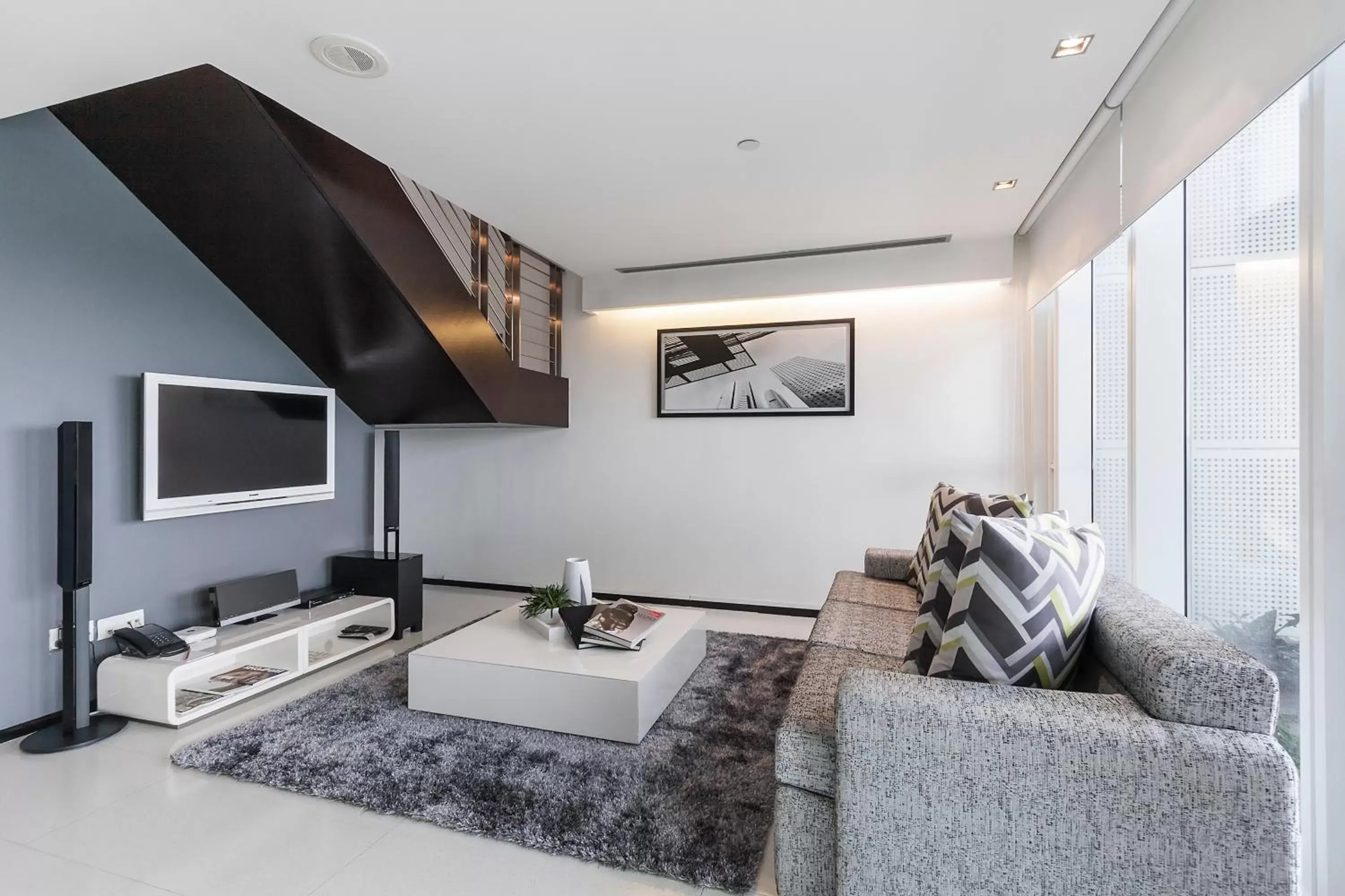 Living room in Citadines Fusionopolis Singapore Living room in Citadines Fusionopolis Singapore