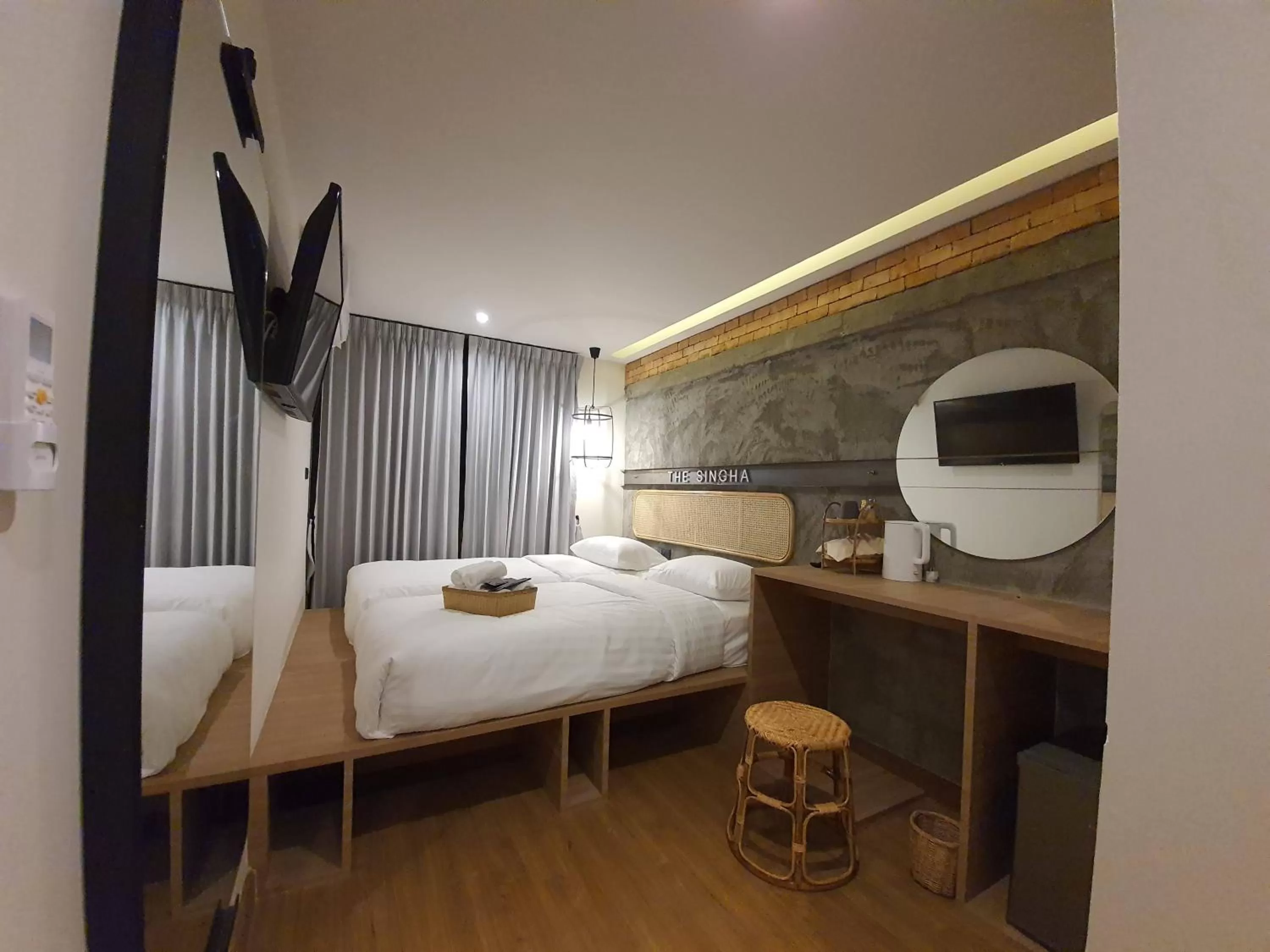 Bedroom, Bed in The Singha Hotel - Korat